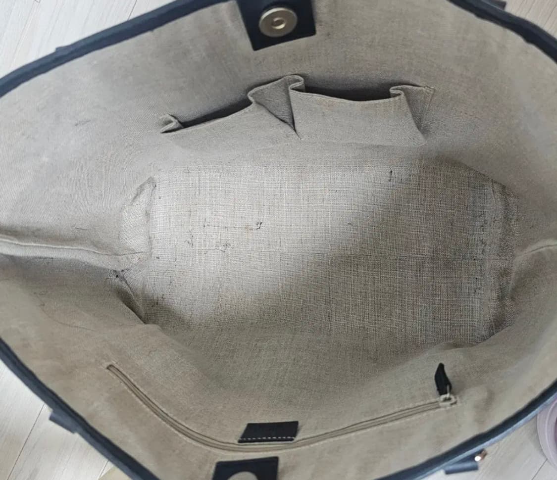 [정품] 구찌 마이크로 시마 레더 토트백 블랙 풀구성 상품이미지3