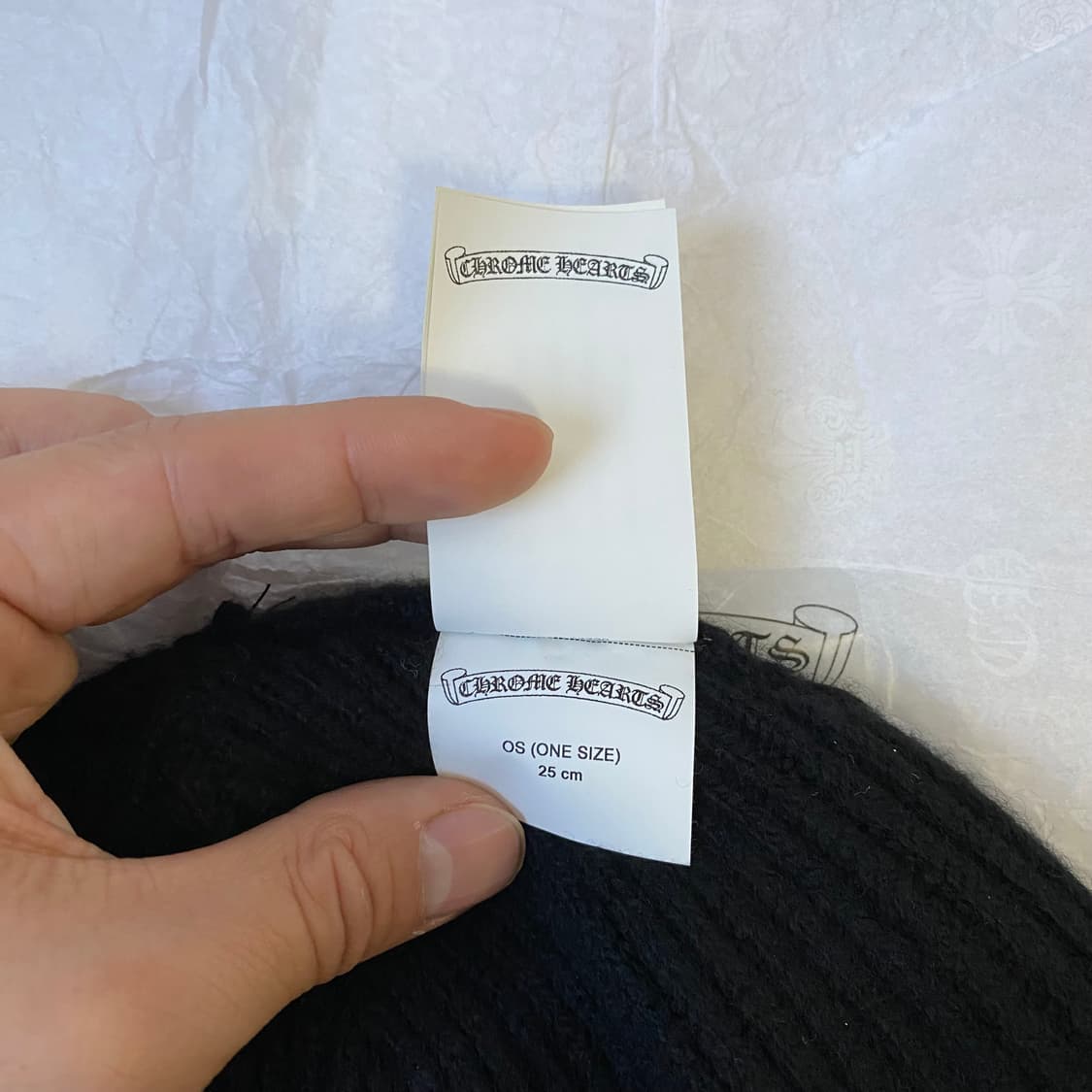 [Free] 크롬하츠 빅 대디 캐시미어 비니 블랙 상품이미지7