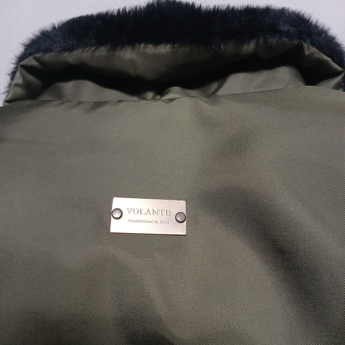 volante 볼란테 금장 항공점퍼 ma-1 패딩 카키 겨울 블루종 상품이미지2