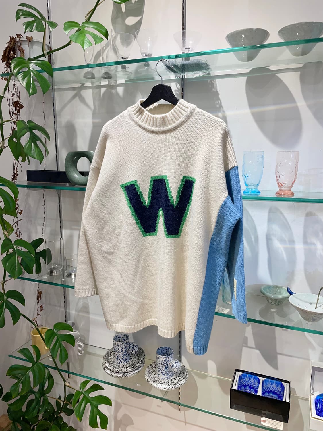90’s 월터 반 베이렌동크 w knit sweater 상품이미지4