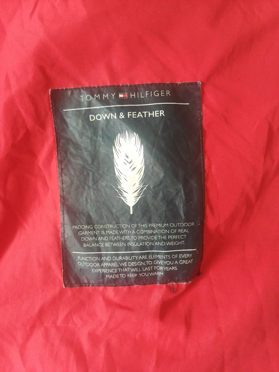 [L/XL] 타미 힐피거 빅로고 헤리티지 다운 롱패딩 (실측 필독) 상품이미지7