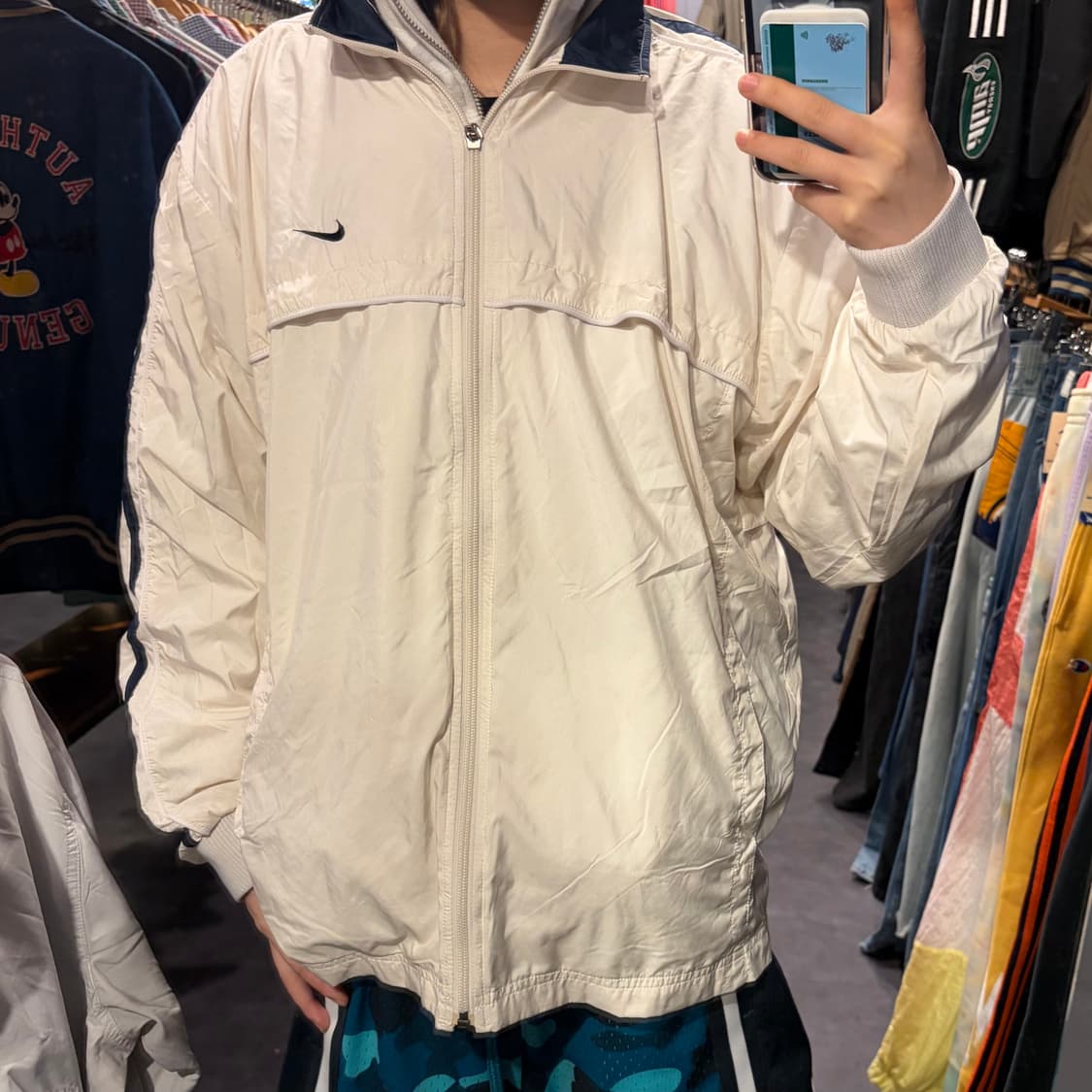 [IM] Nike 나이키 바람막이 화이트 상품이미지2