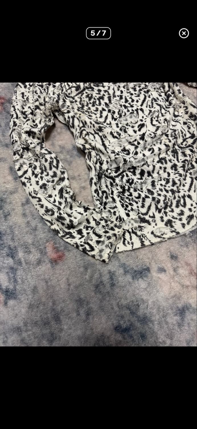 Bernings sho 00s archive white leopard c 상품이미지3