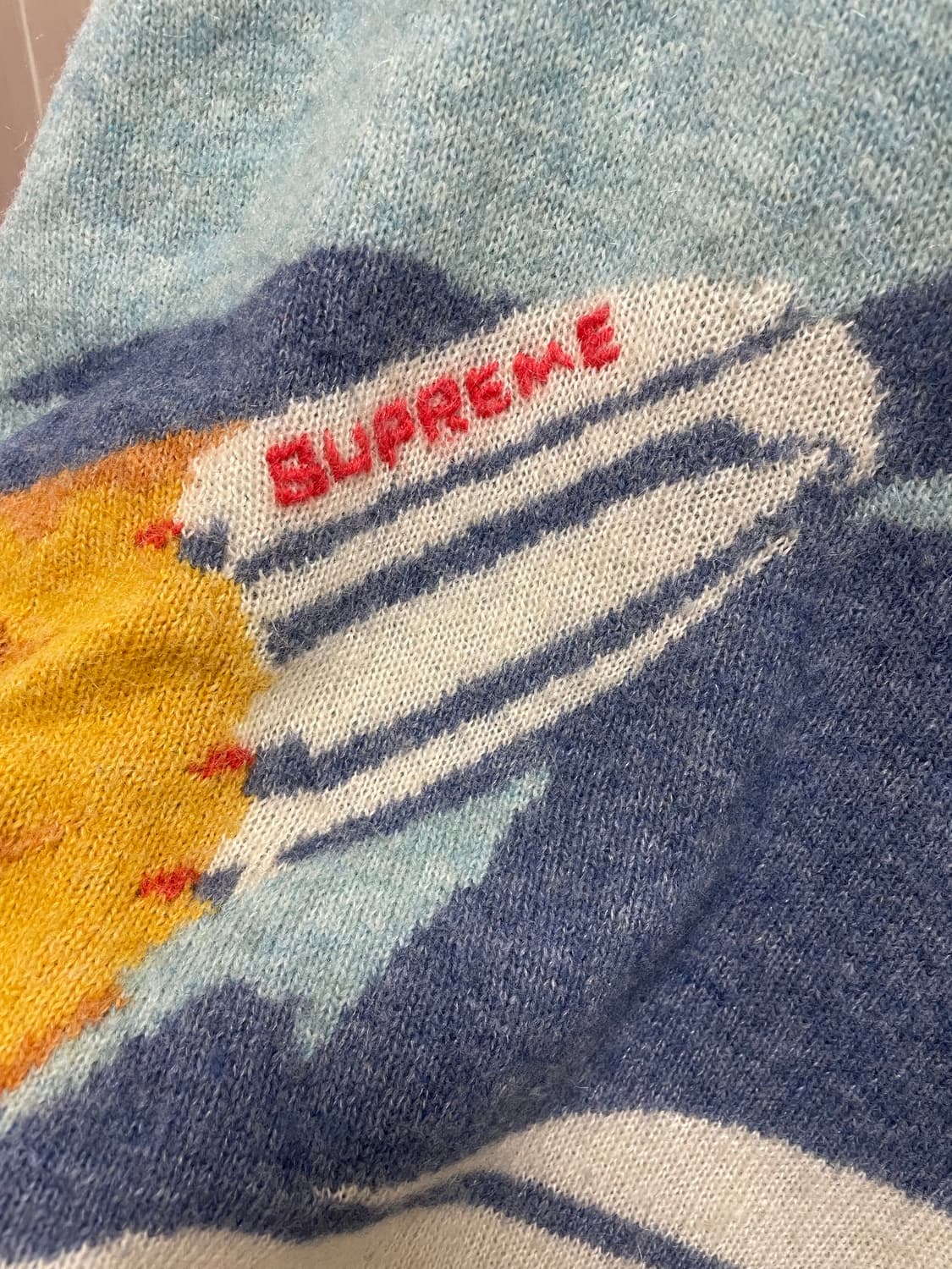 22FW 슈프림 로켓 스웨터 블루 (L) 상품이미지5