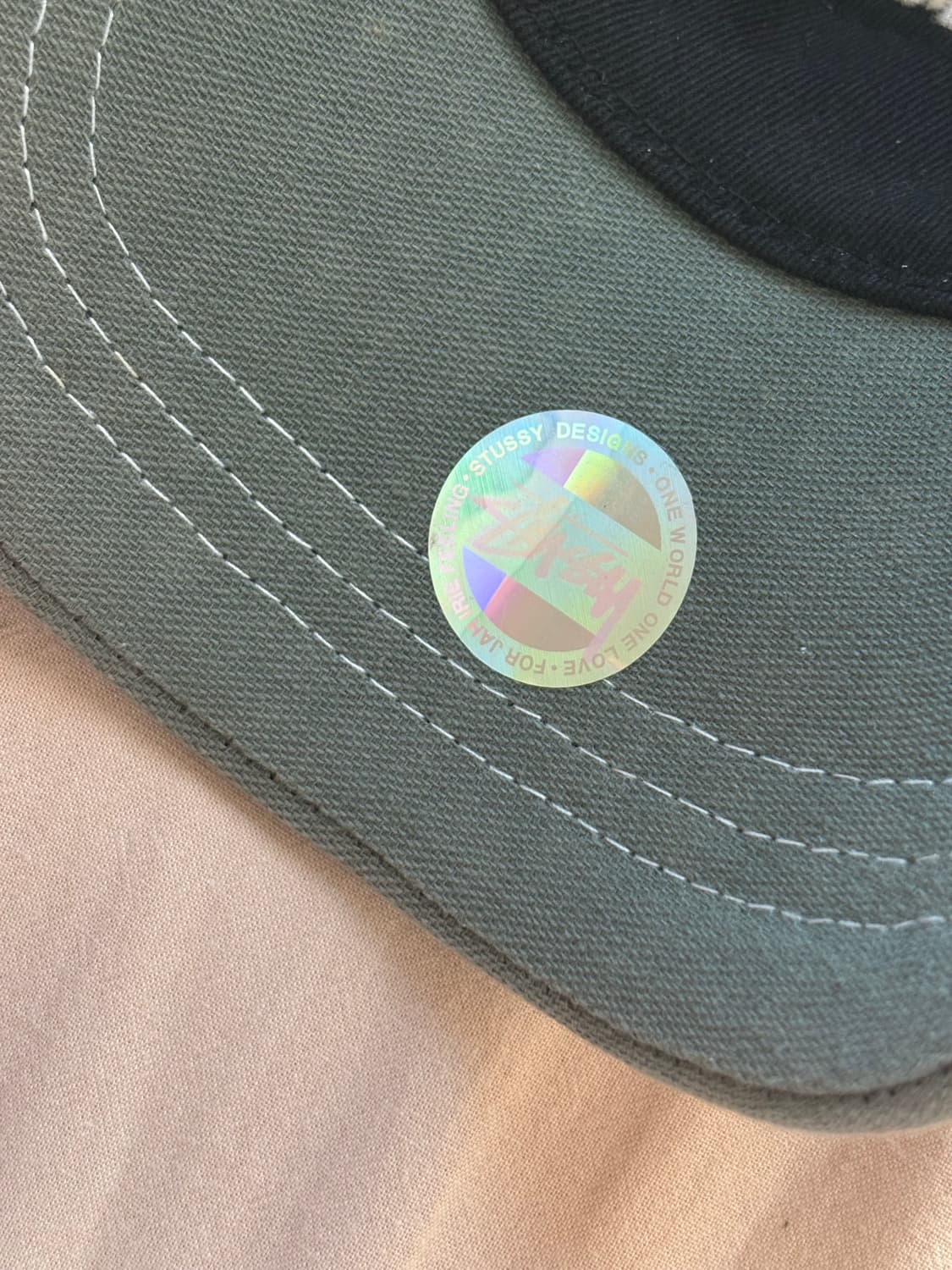 스투시 카키 볼캡 상품이미지3