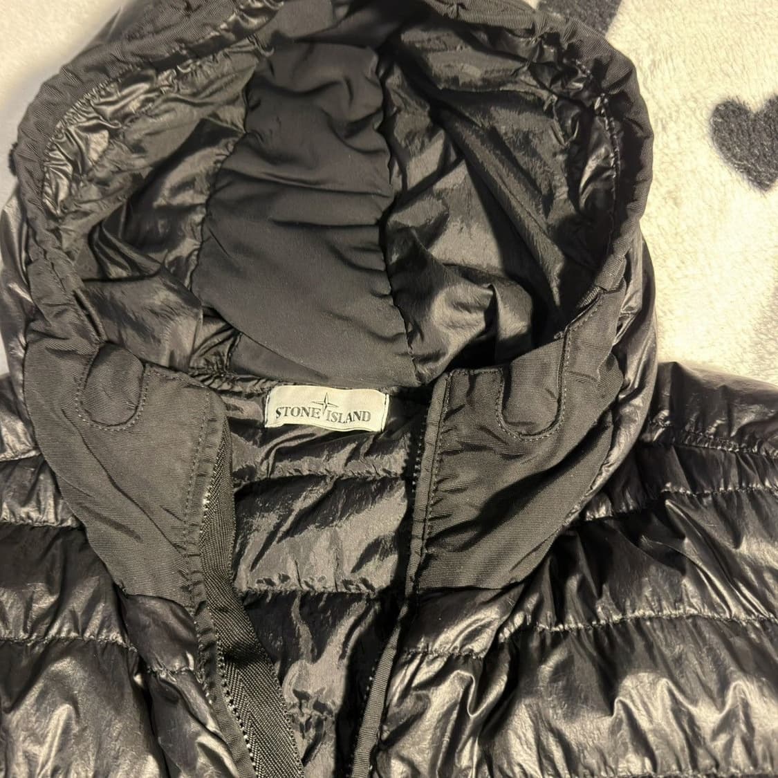 [정품] 스톤아일랜드 가먼트 다운 경량 패딩 블랙 M 상품이미지2