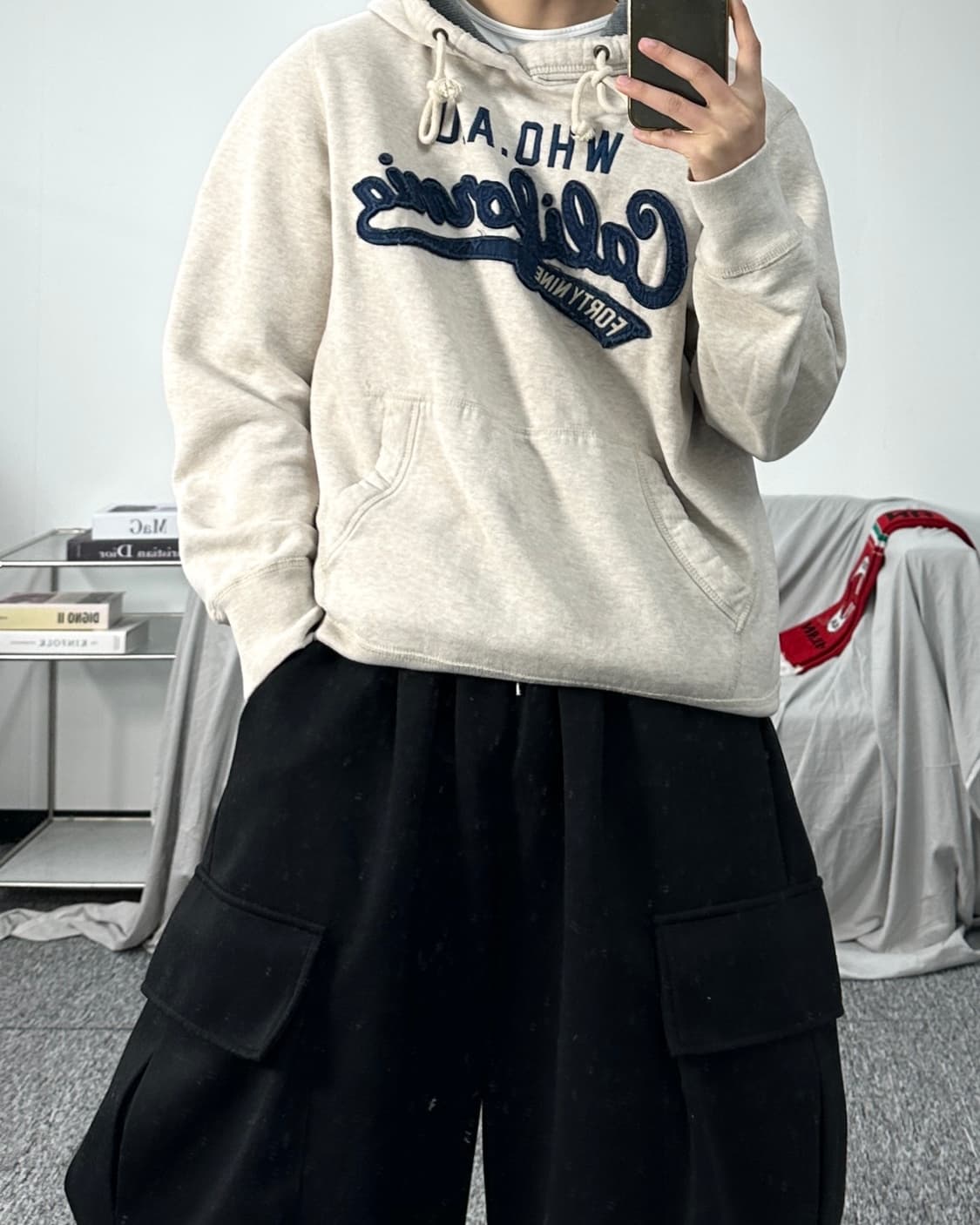 후아유 캘리포니아 후드티 XL 상품이미지3