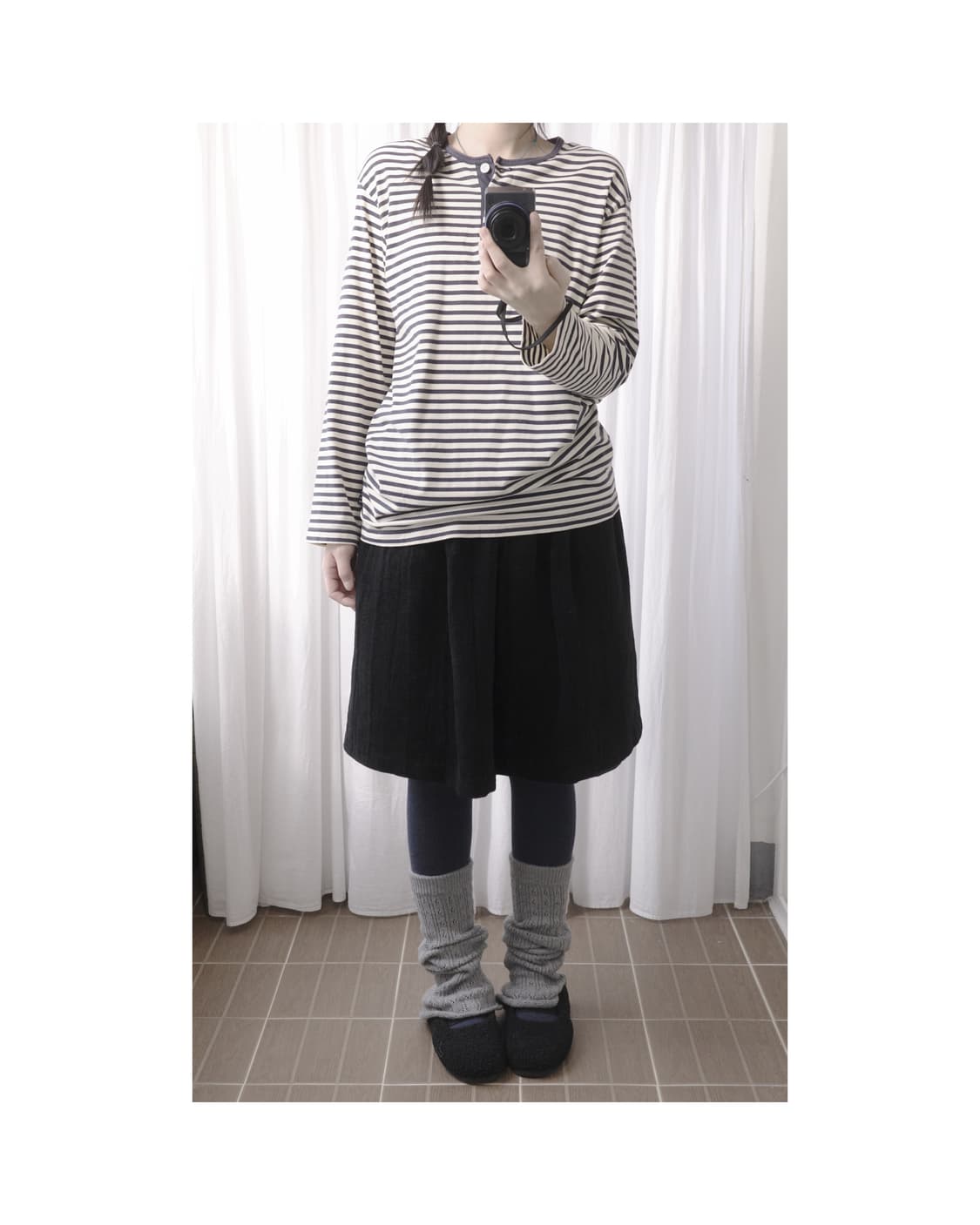 Elle paris stripe sleeve 상품이미지1