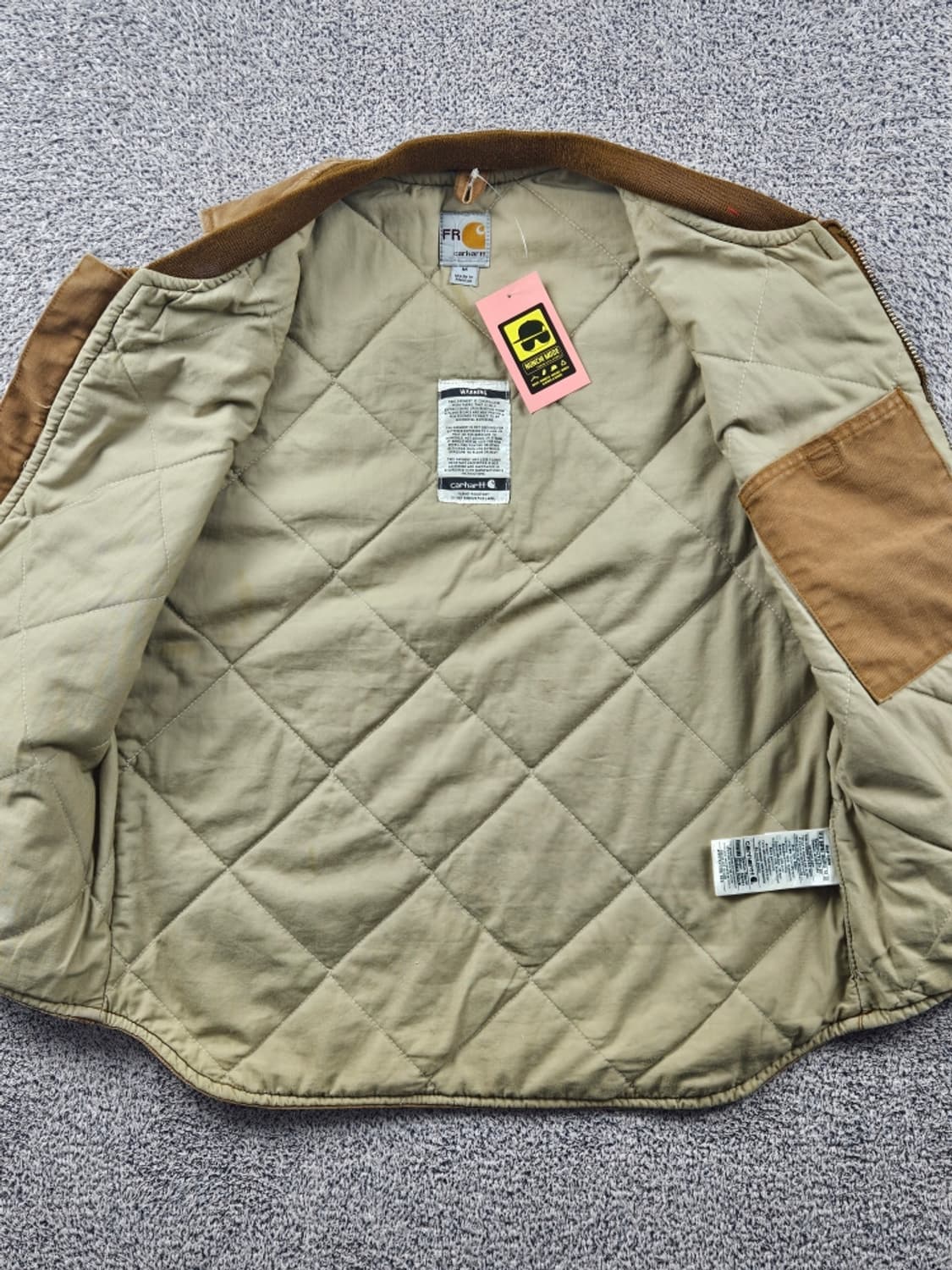 FR칼하트 FRV036 퀼팅 라인드 덕 워크 베스트 (M) / 10829 상품이미지10