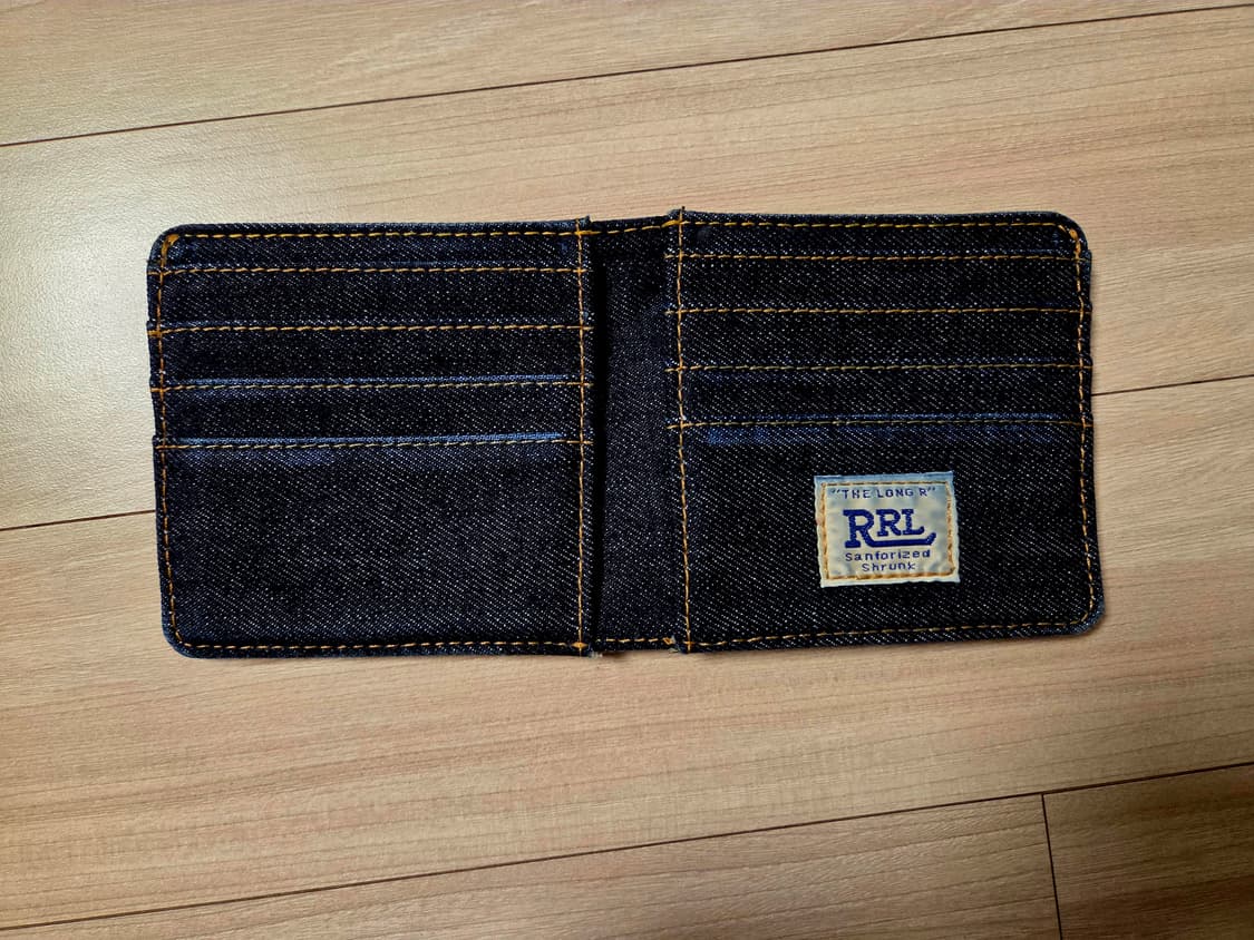 RRL 더블알엘 로고 데님 월렛 (지갑) 상품이미지3