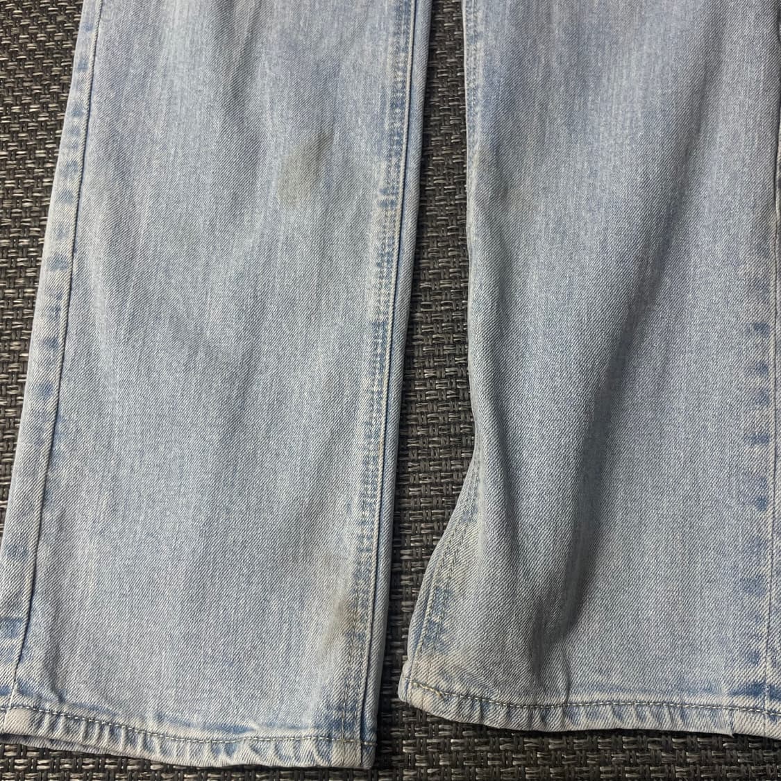 (34) 에비수 연청 데미지 슬림핏 데님 팬츠 상품이미지5
