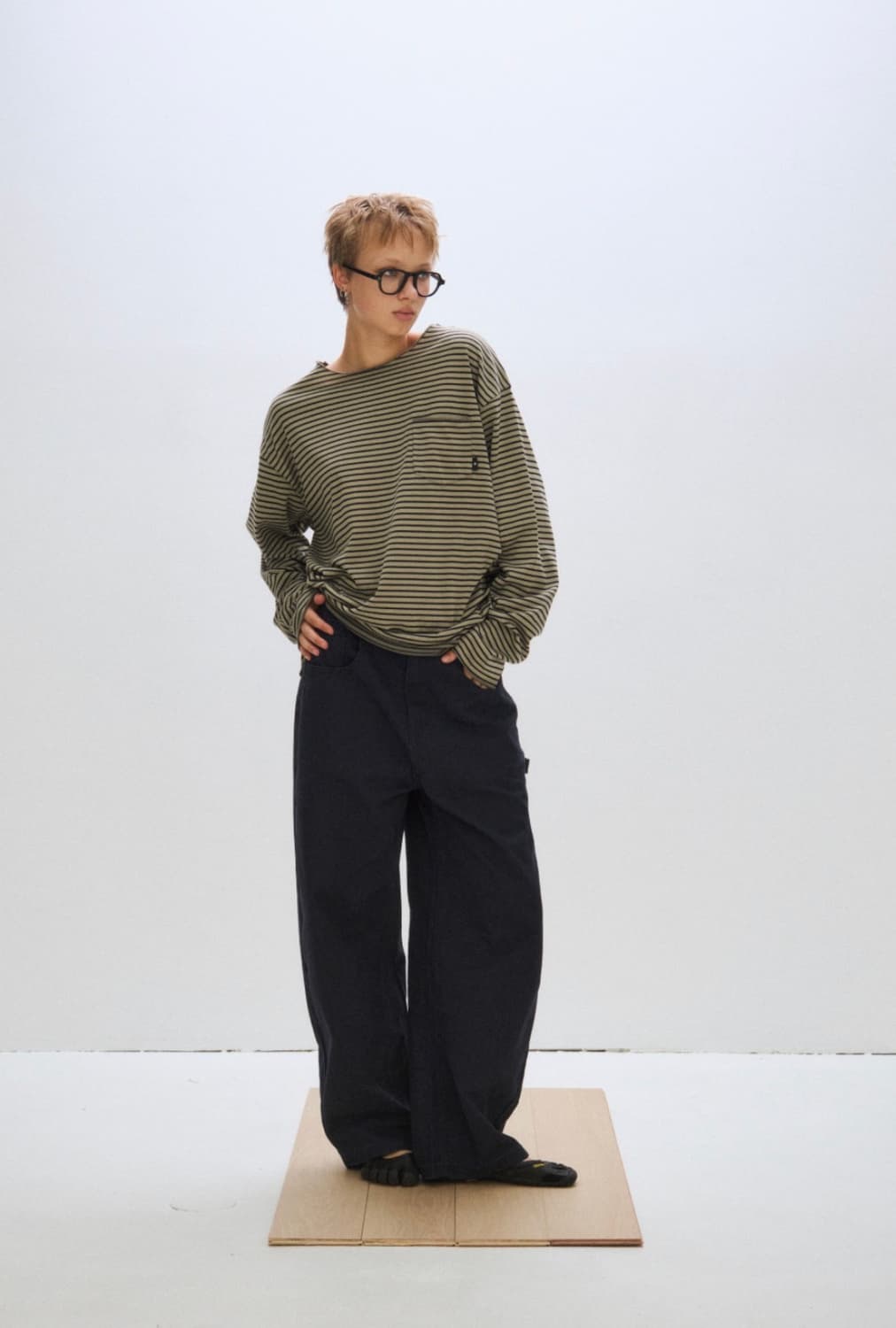 CARPENTER CHINO PANTS, NAVY 상품이미지2