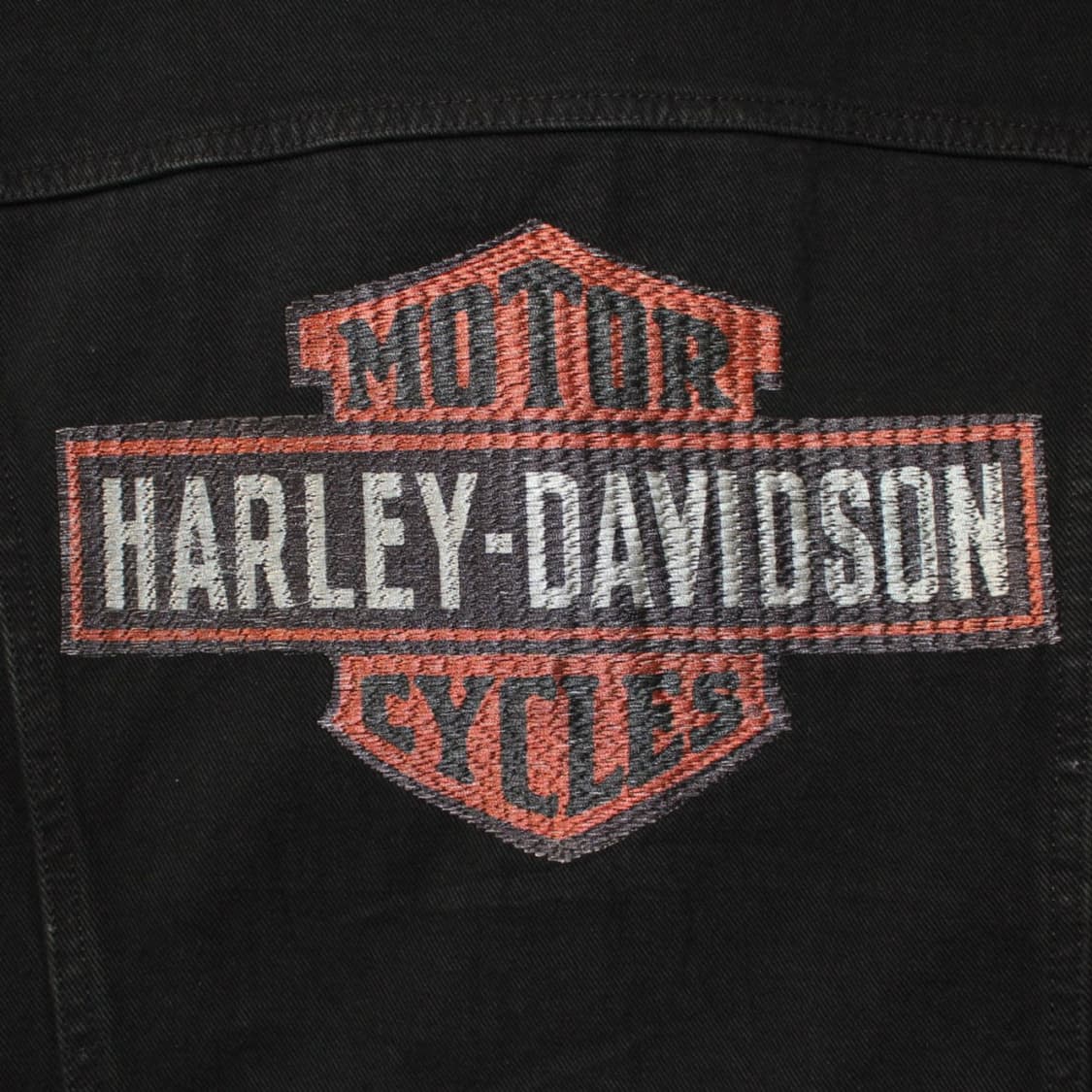 Harley Davidson 할리데이비슨 데님 바디 가죽 슬리브 자켓 상품이미지6