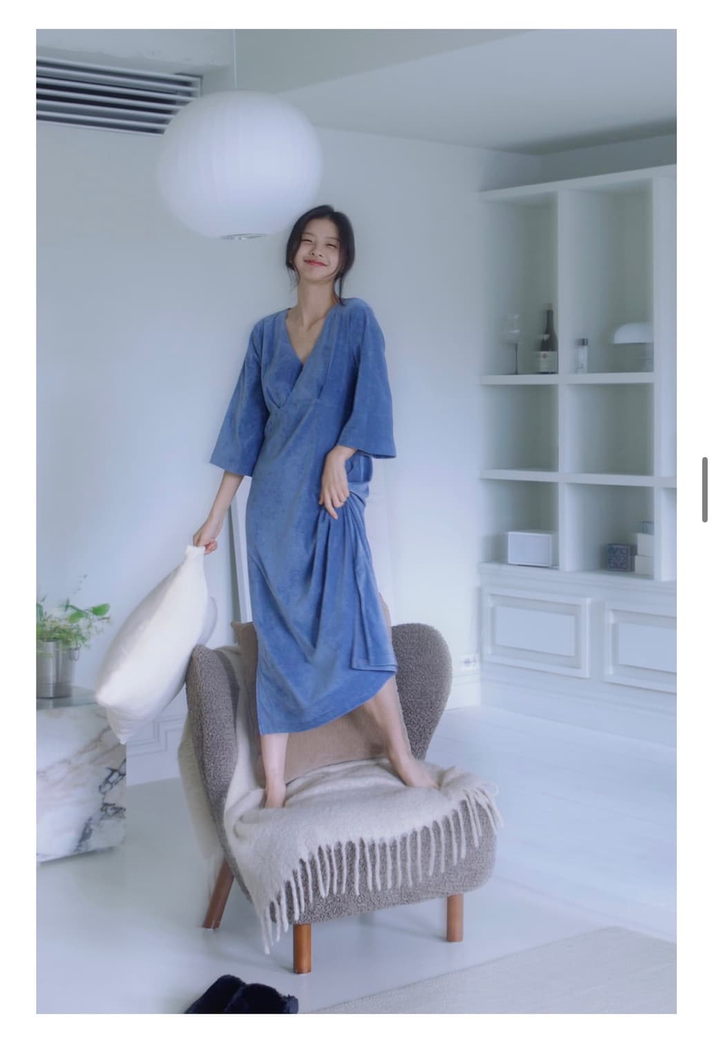 마스준 room no.305 frida blue원피스 상품이미지1