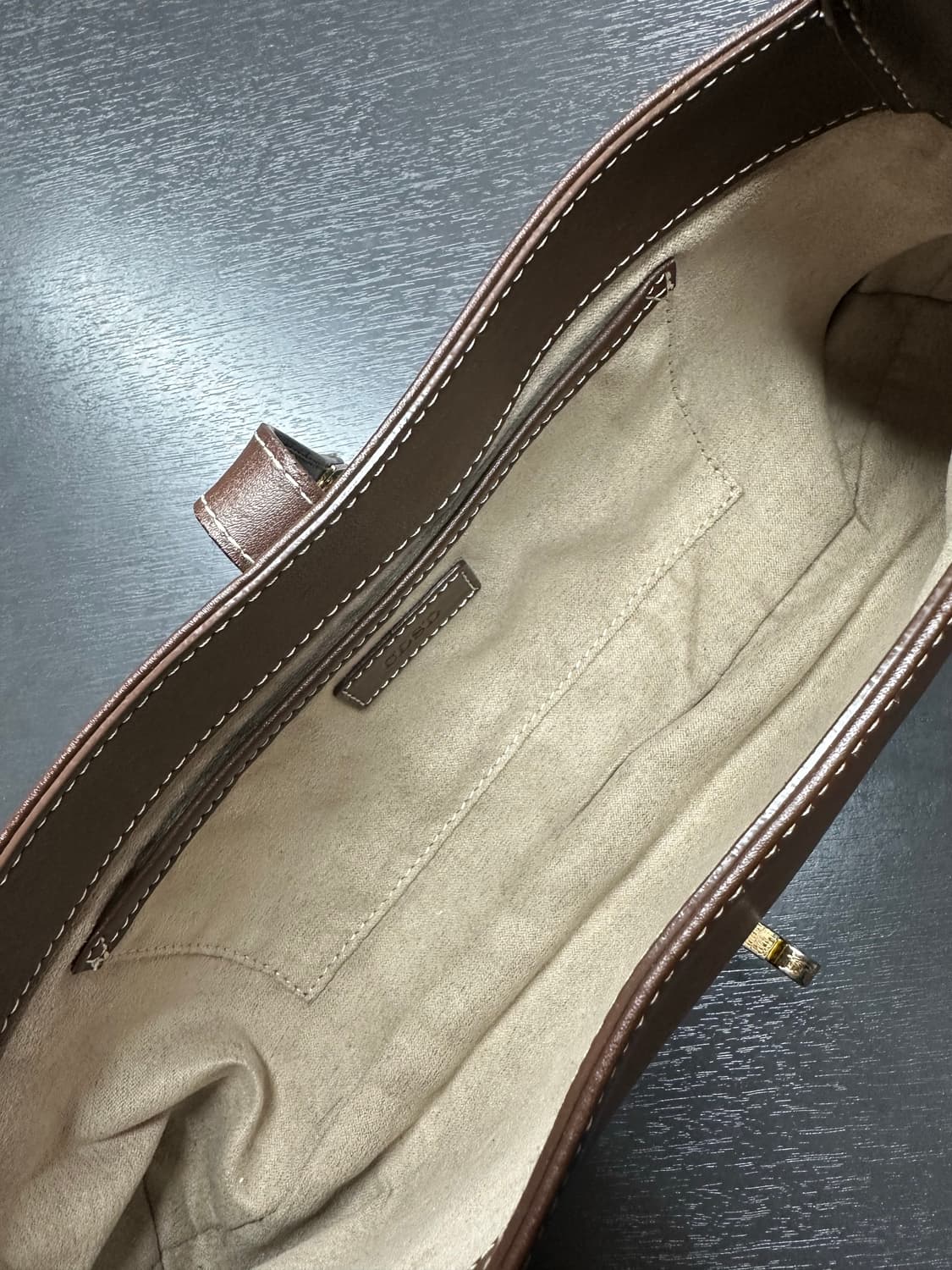 CDSD 소가죽 가방 빈티지 고양이 브로치 상품이미지9