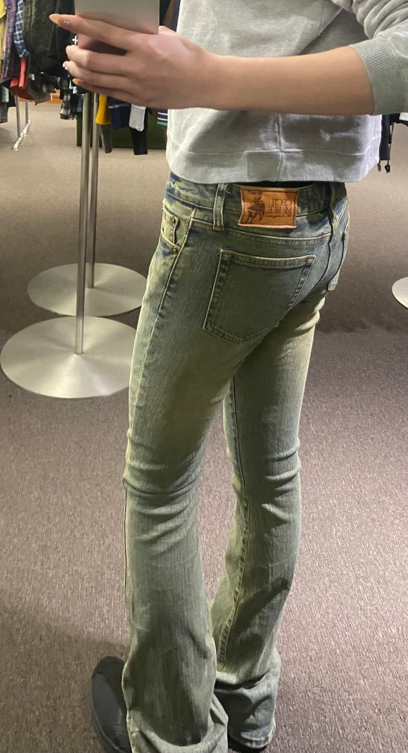 M)CECIL McBEE Japanese vintage 여성 데님팬츠 상품이미지3