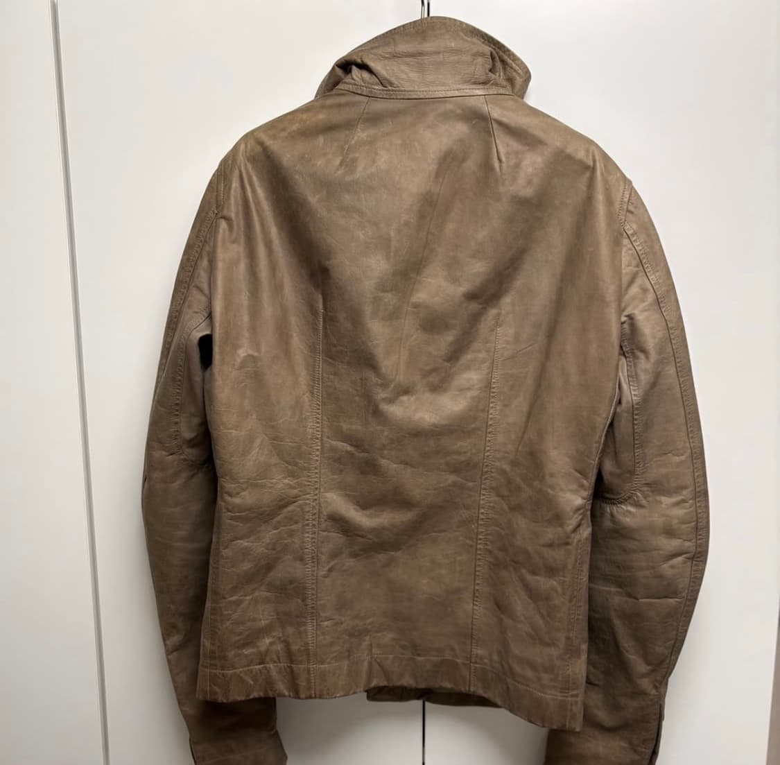 릭오웬스 몰리노 레더 자켓 더스트 상품이미지2
