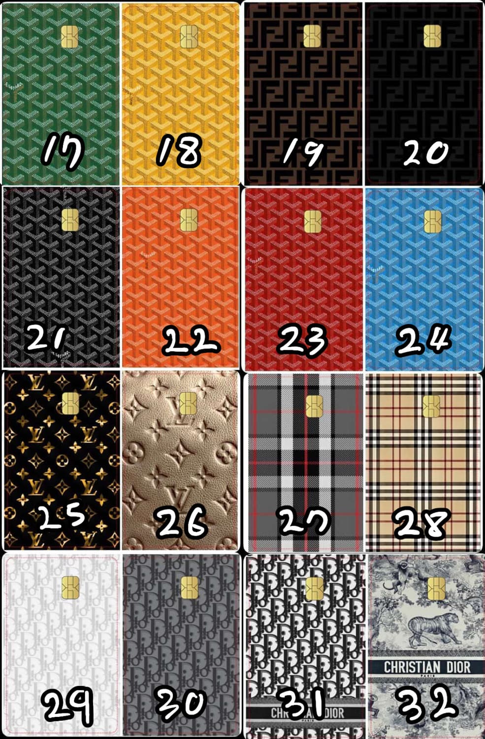 ⭐️ 명품 카드 스티커 ⭐️ 상품이미지4