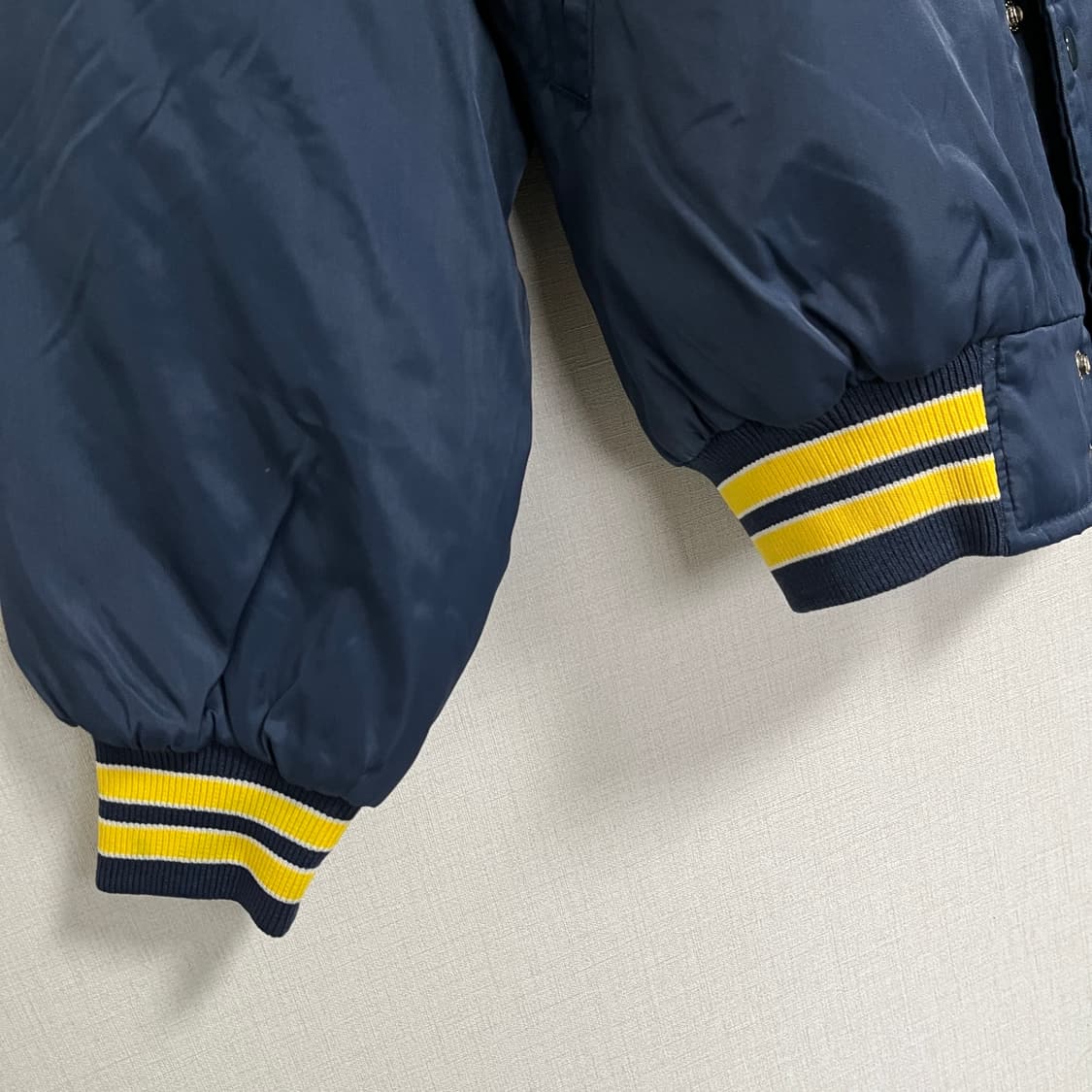 빈티지 바시티 블루종 자켓 상품이미지4