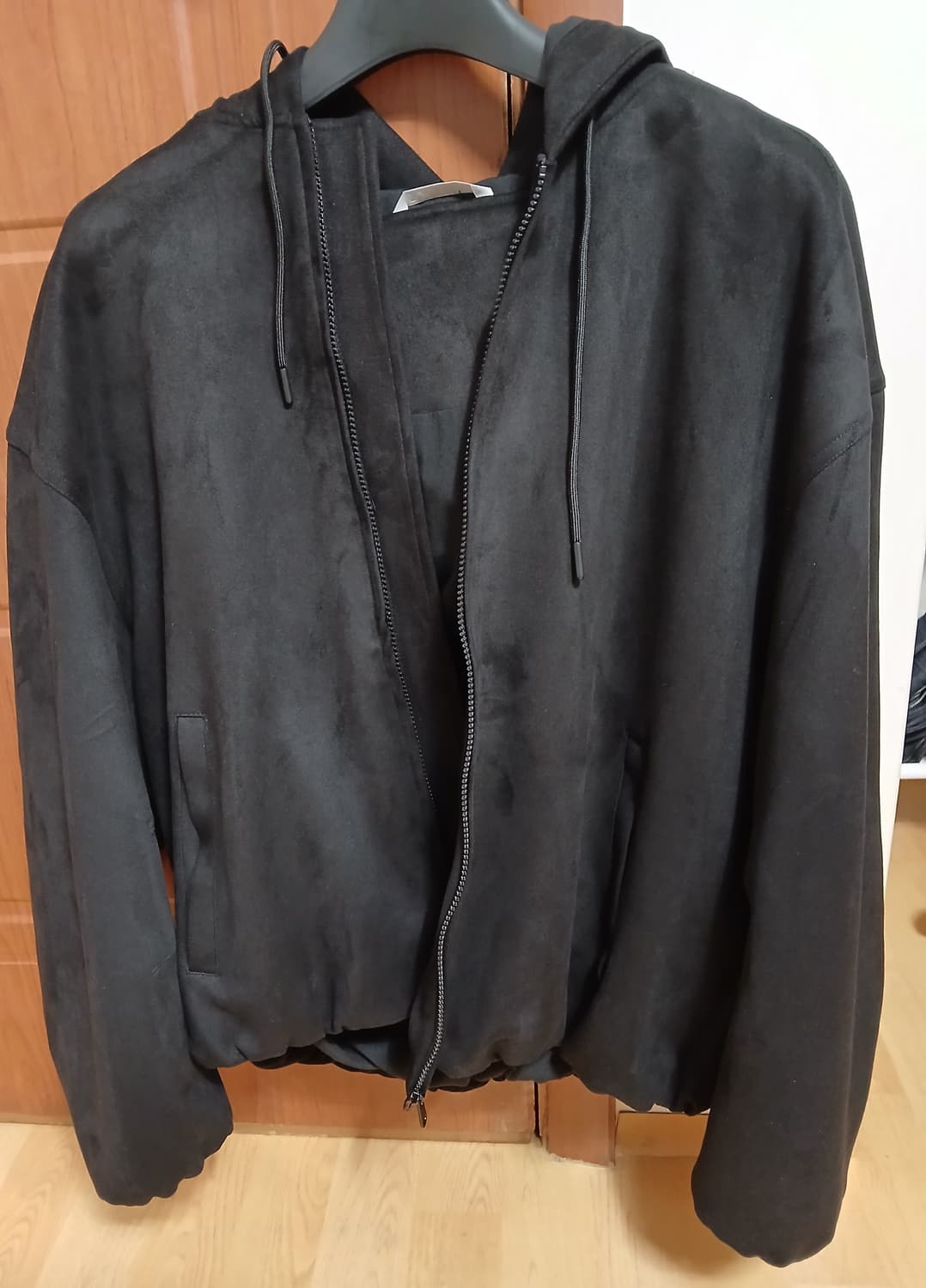자라 스웨이드 후드 자켓 m사이즈 상품이미지1