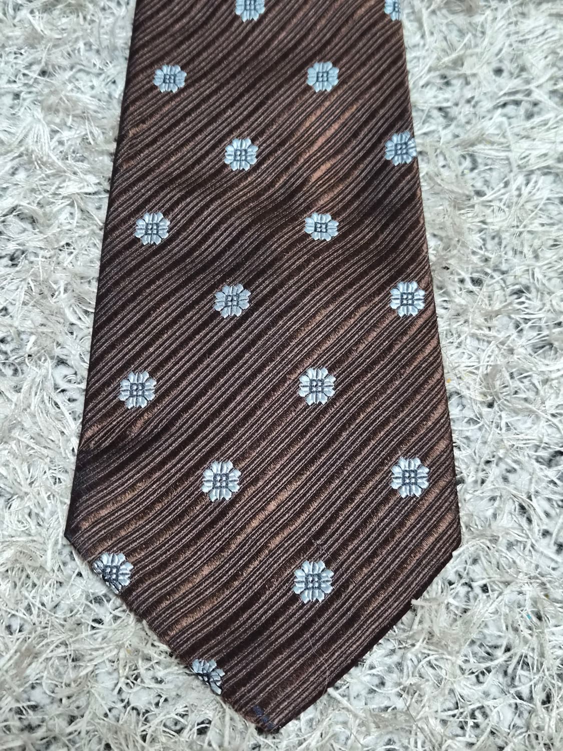 타미힐피거Tommy 플라워 도트 패턴 넥타이 Free - N42 상품이미지2