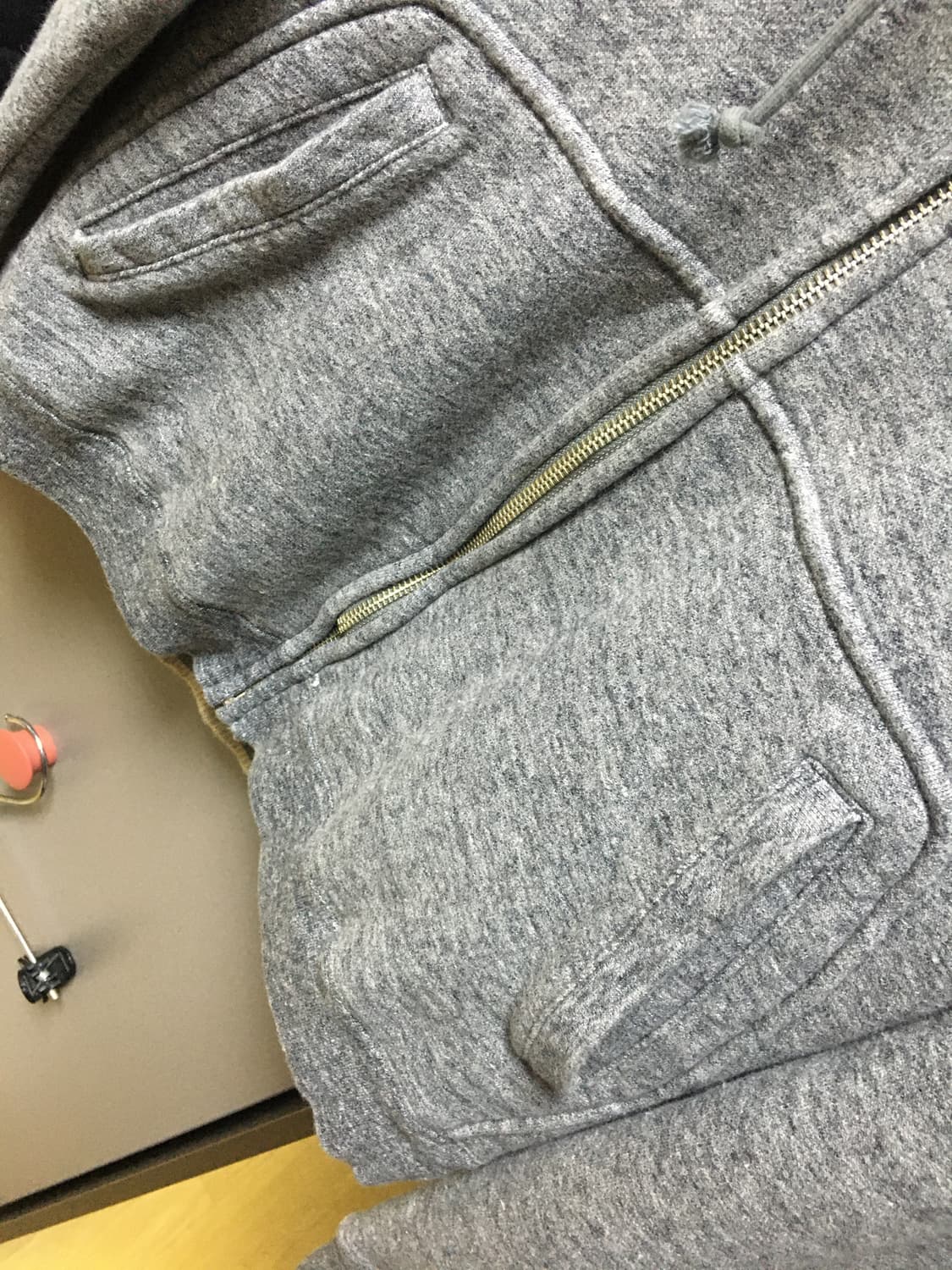 Undercover distressed hoodie zip up 상품이미지3