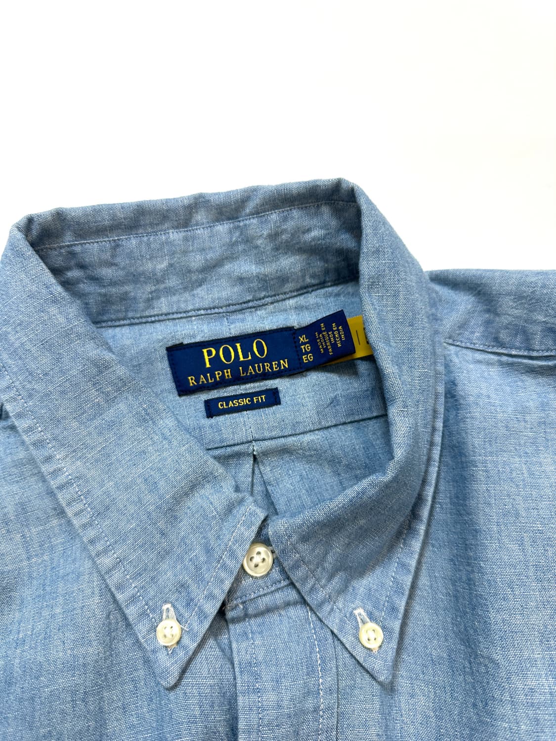 폴로 랄프로렌 샴브레이 셔츠 XL (큐알신형) 상품이미지3