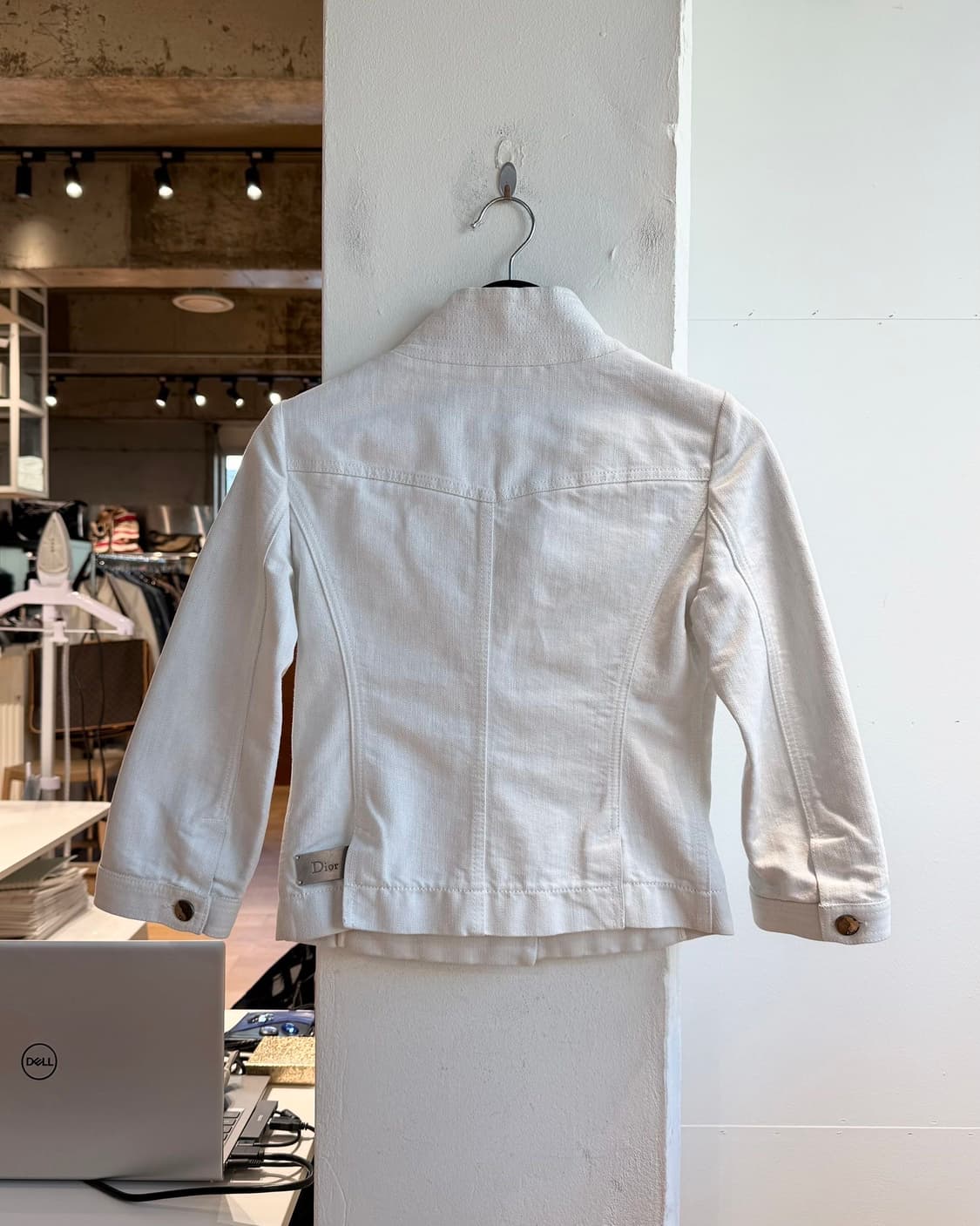 크리스찬 디올 부티크 화이트 데님 자켓  상품이미지7