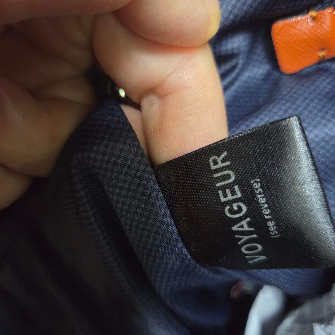 투미 보야져 오렌지 나일론 레더 트리밍 클래식 데일리 숄더 토트백 상품이미지10