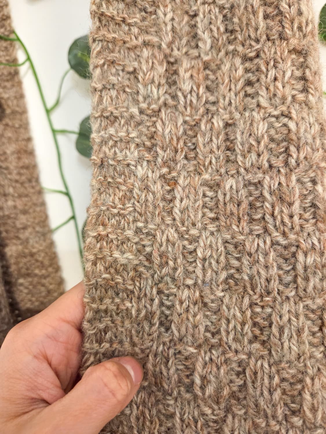 라떼 보카시 니트 머플러 상품이미지6