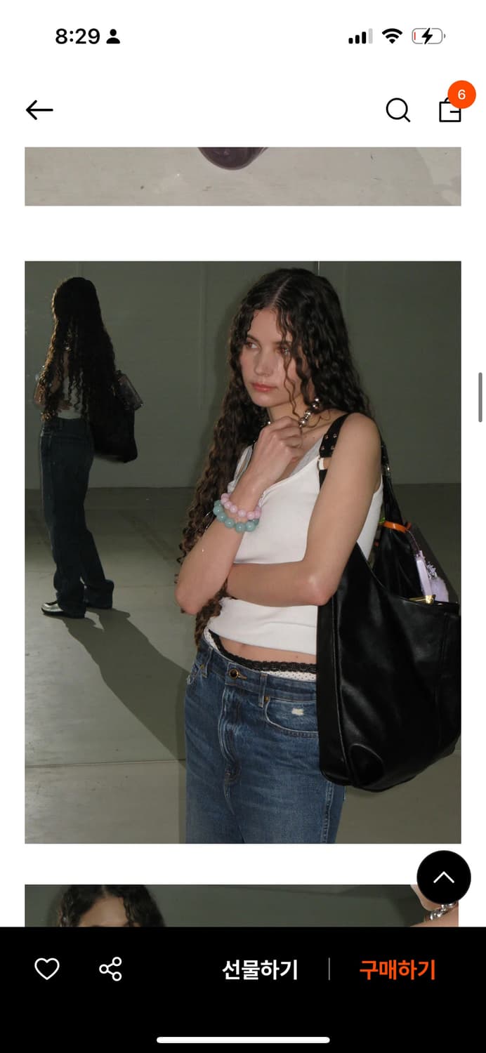 [여밈] slash hobo bag (black) 상품이미지2