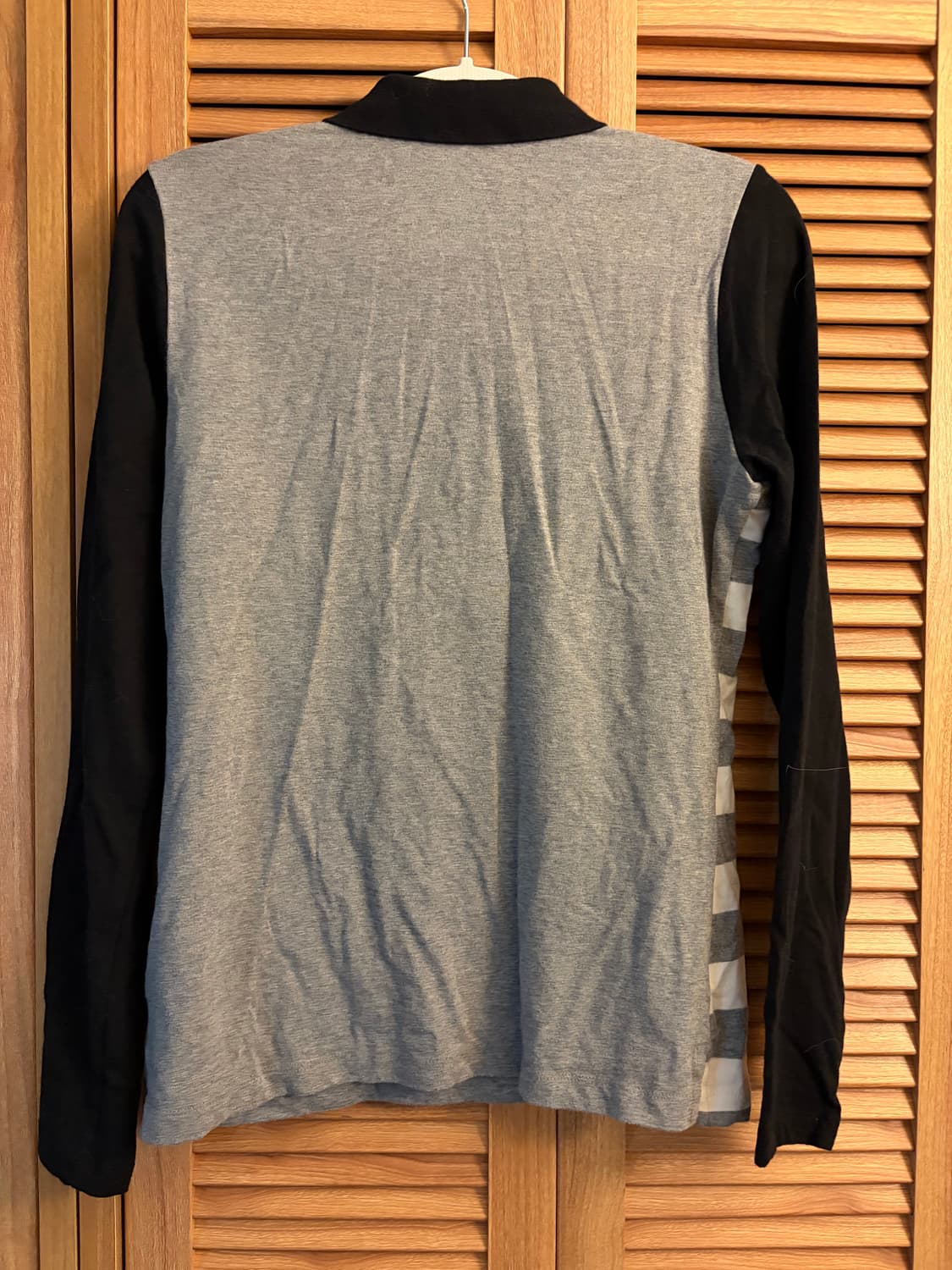 스트라이프 도트 카라 롱슬리브 상품이미지2