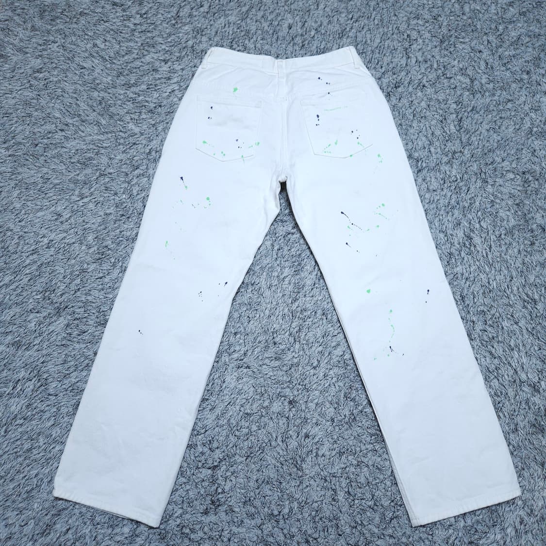 페이탈리즘)30(46) 남자 아트워크 와이드핏 화이트진 / 왕눈이 상품이미지4