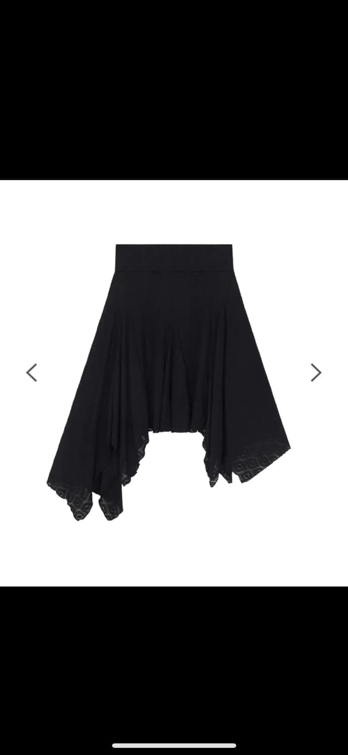 애즈온 sia unbalance skirt 상품이미지1