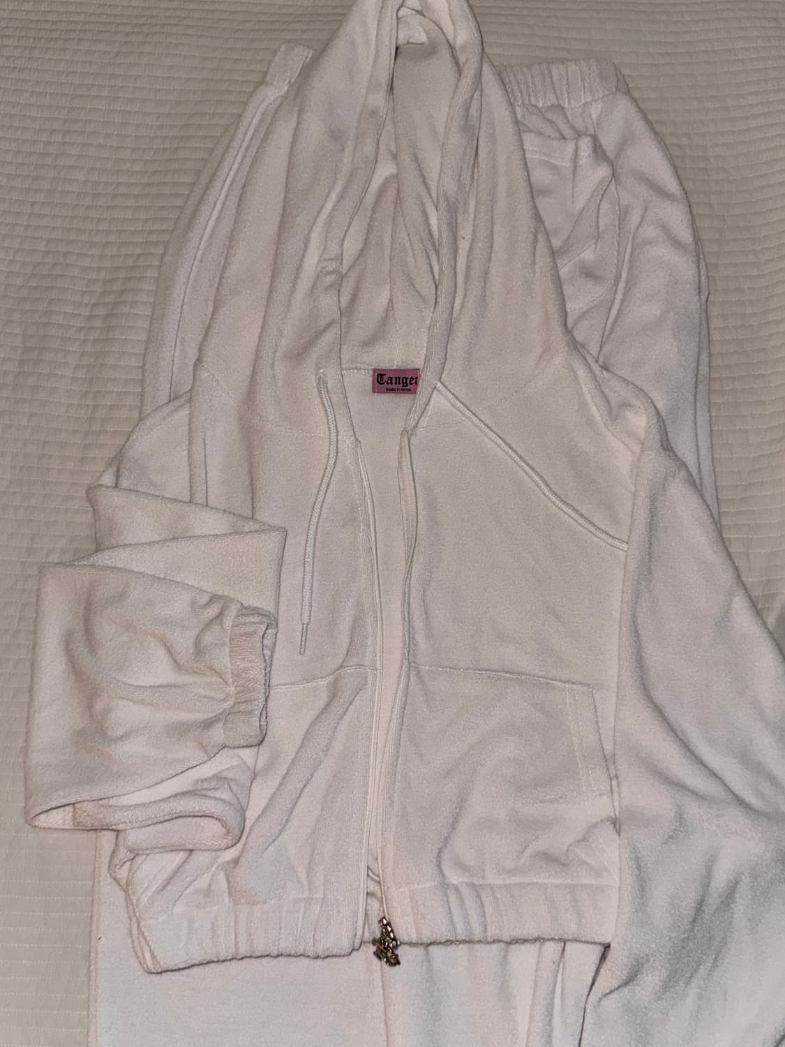 Tanger 탠저 테리 스웻 팬츠 + 후드집업 세트 상품이미지5