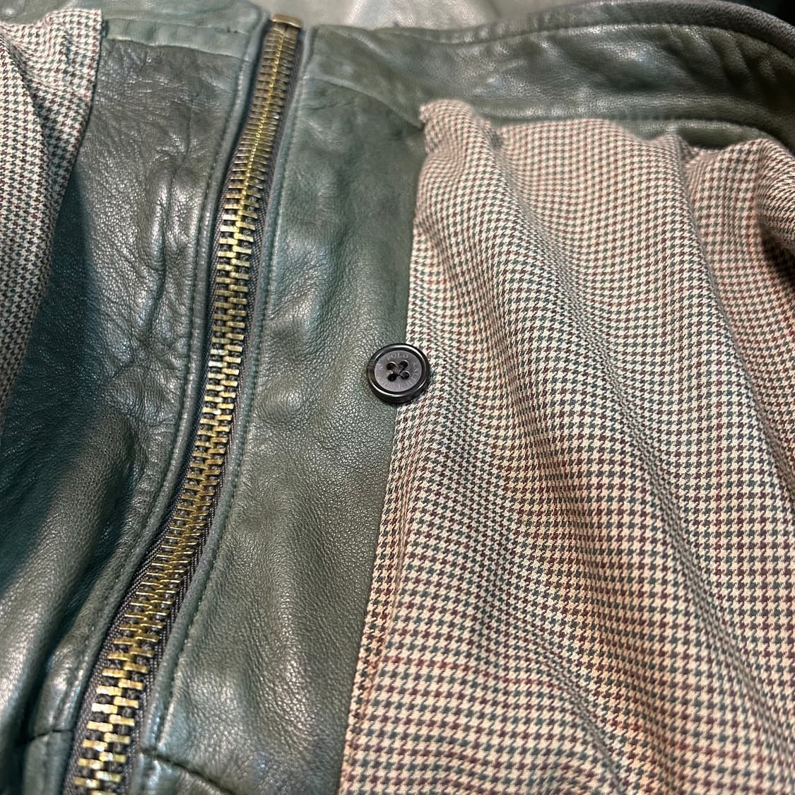 [XL] 90s 폴로 랄프로렌 맥스웰 레더자켓 올리브 그린  상품이미지8