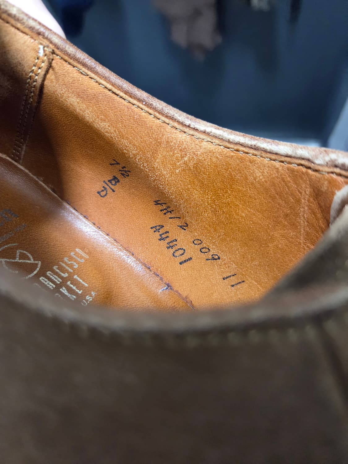 알든 플레인토 스웨이드 더비 us7.5 상품이미지8