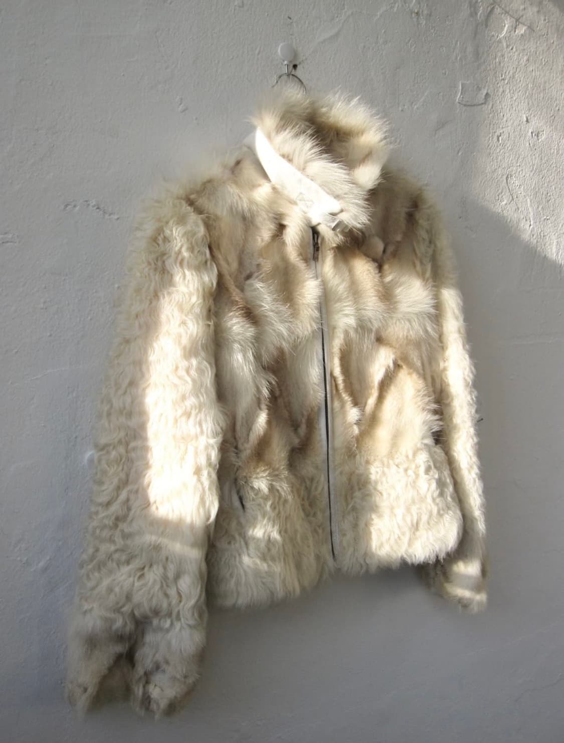 리얼 폭스퍼 양털 양가죽 퍼자켓 상품이미지3