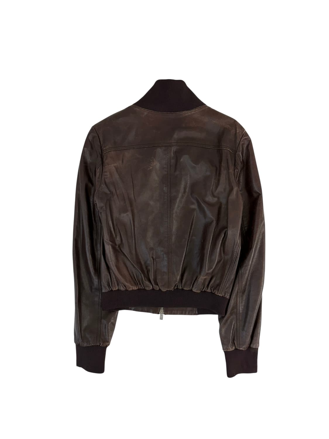 Theory 리얼 양가죽 브라운 레더 자켓 상품이미지2
