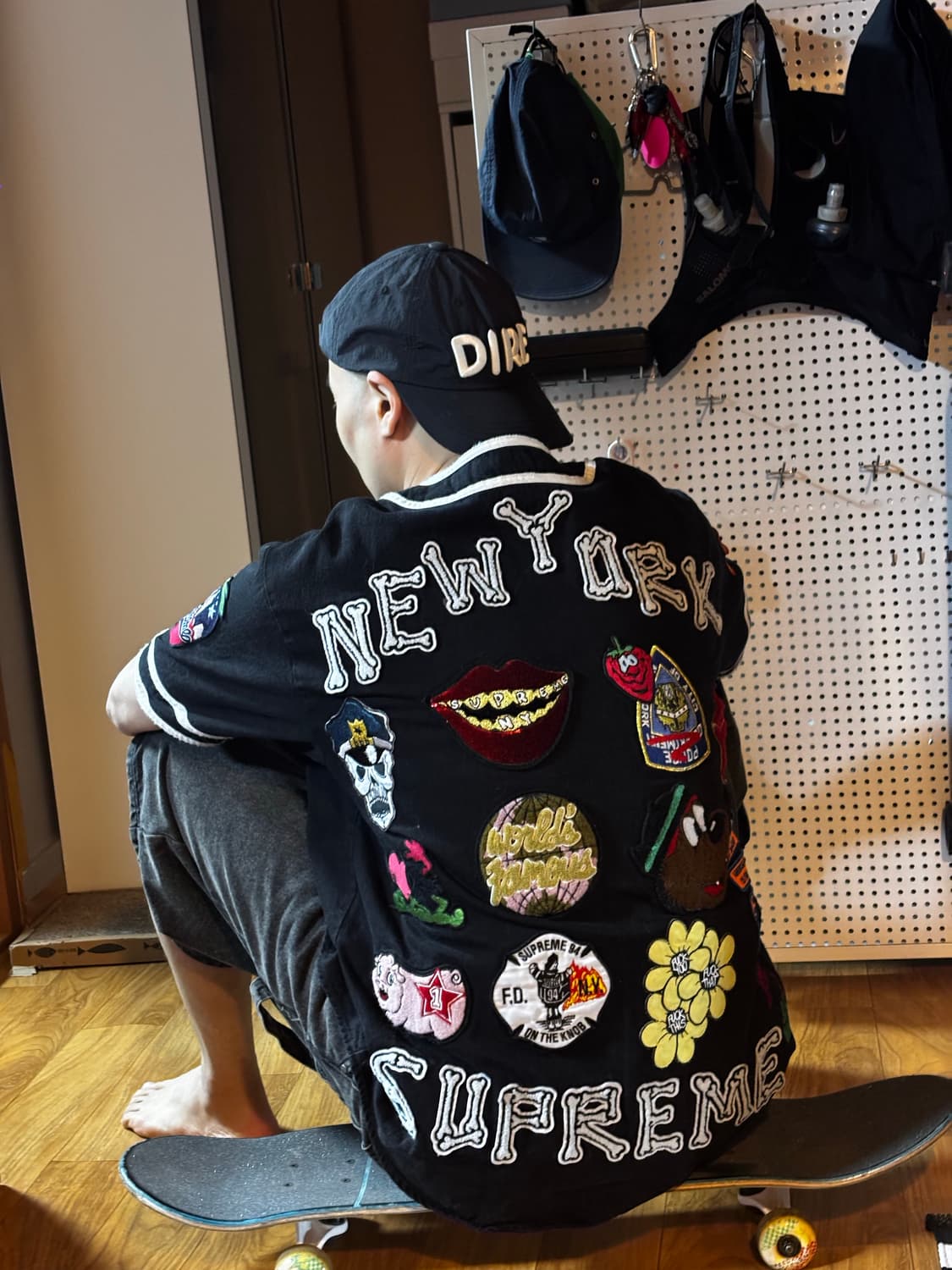 슈프림 패치 데님 야구 저지 상품이미지5