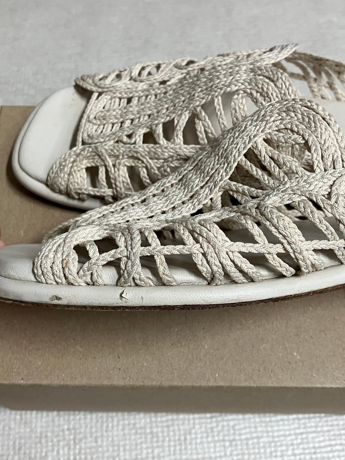 헤레우 hereu 캔버스 슬라이드 샌들 슬리퍼 37 상품이미지2