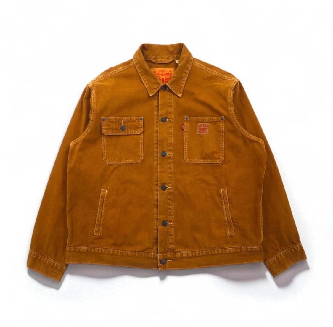 [M] 리바이스 Levis 썬라이즈 트러커 워크자켓 브라운 상품이미지1