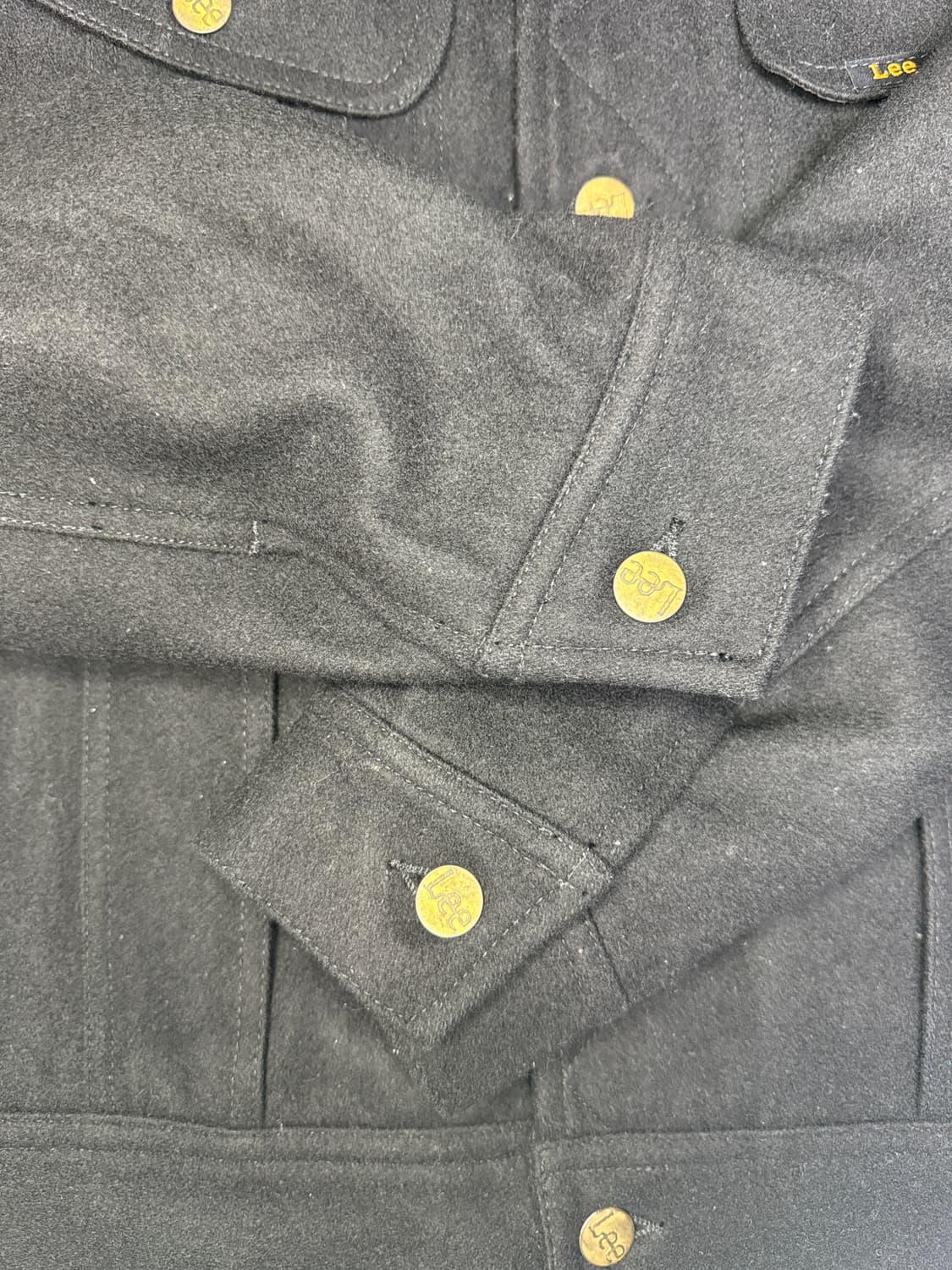 LEE JAPAN 울 트러커 자켓 블랙 M 상품이미지5