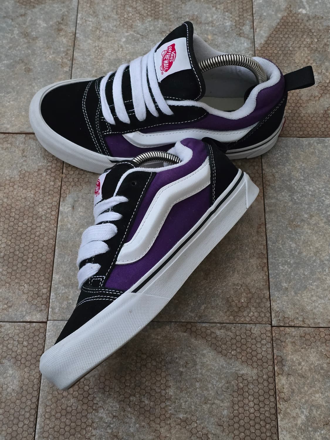 (230)반스 뉴스쿨 블랙 퍼플  상품이미지5