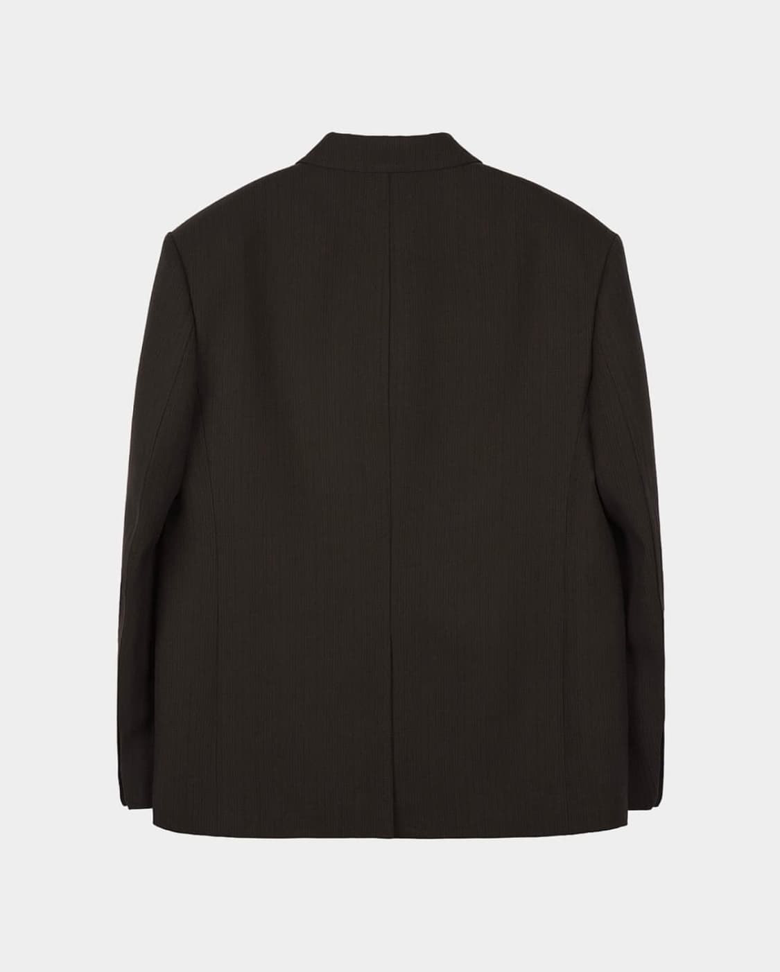 렉토23fw 빈티지스트라이프 버진울 자켓 브라운 상품이미지5