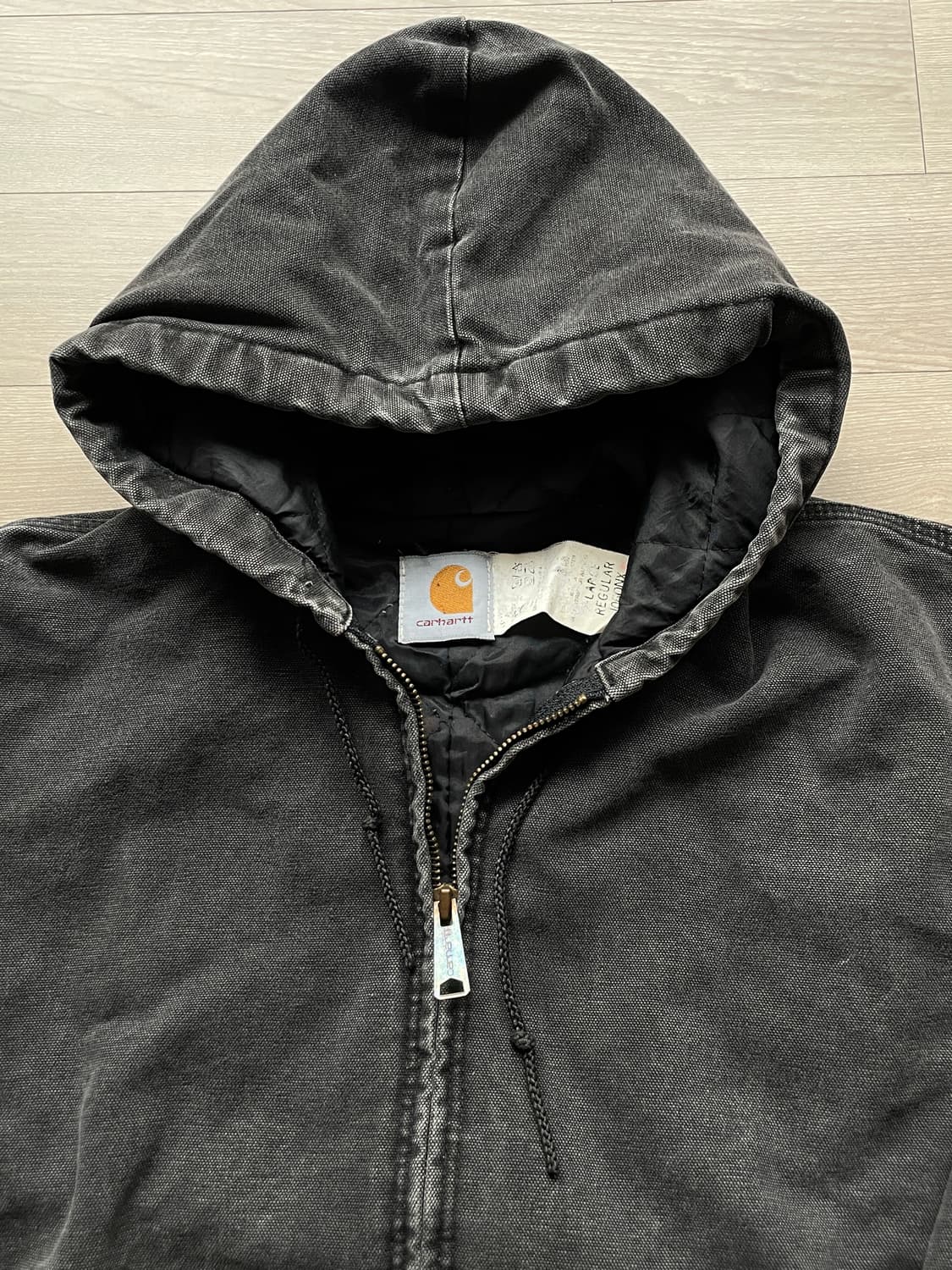 90s 칼하트 J06 ONX 오닉스 블랙 액티브 자켓 J130 상품이미지4