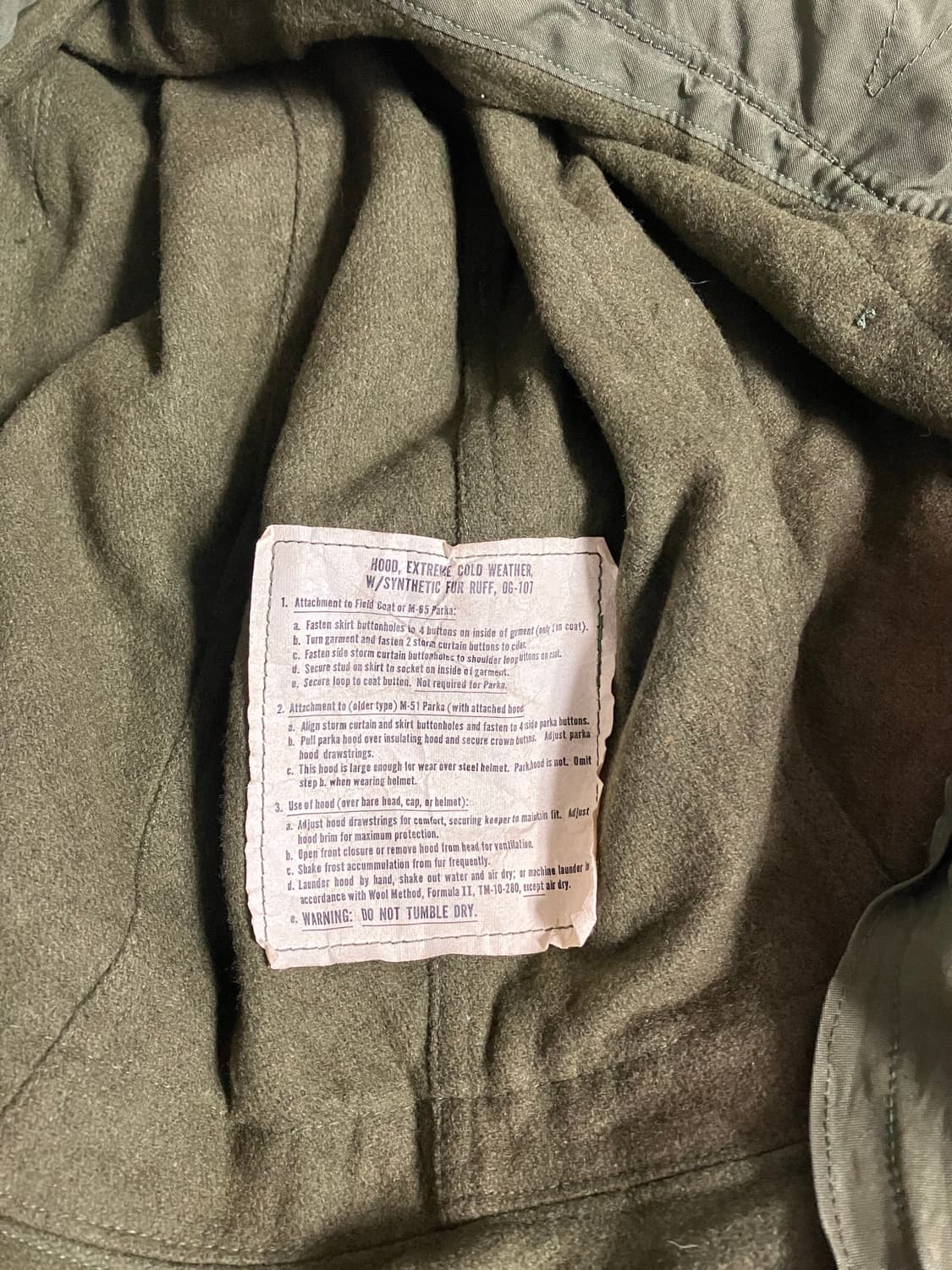 오리지널 M65 피쉬테일 개파카 L 상품이미지7