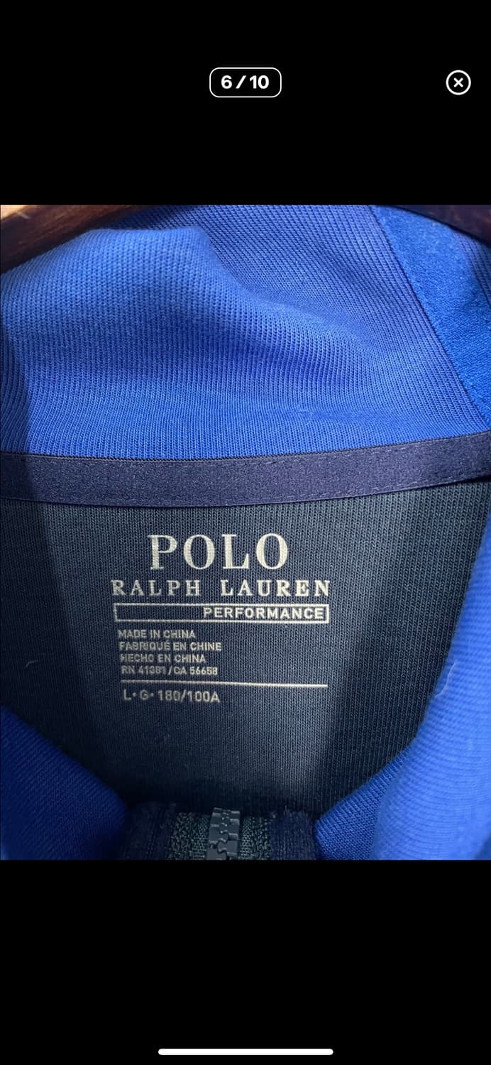 폴로랄프로렌 네이비 블루 배색 후드집업 A3212 상품이미지6