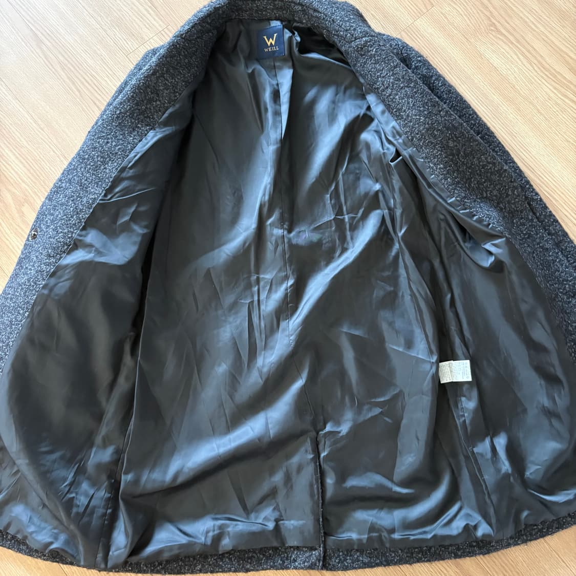 WEILL 웨일 모직 코트 회색 상품이미지5