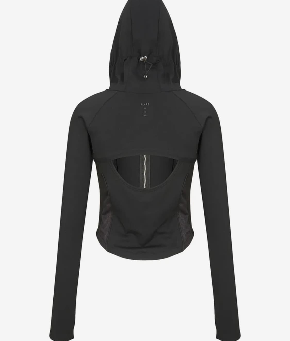 플레어업 컷아웃 후디드 집업 상품이미지2